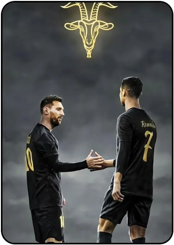 کاور محافظ طرح مسی و رونالدو مدل AAIPAD10GEN109N546 مناسب برای آیپد نسل دهم 10.9 اینچی اپل