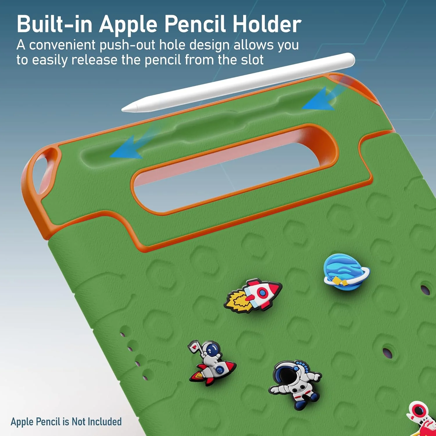 کاور محافظ کودکانه مقاوم Moxedo از جنس EVA سیلیکونی، طرح کارتونی سه بعدی DIY ضد ضربه به همراه جای مداد، استند و دستگیره سازگار با آیپد 2022 (نسل 10) 10.9 اینچی (سبز) کاور محافظ کودکانه مقاوم Moxedo از جنس EVA سیلیکونی، طرح کارتونی سه بعدی DIY ضد ضربه به همراه جای مداد، استند و دستگیره سازگار با آیپد 2022 (نسل 10) 10.9 اینچی (سبز)