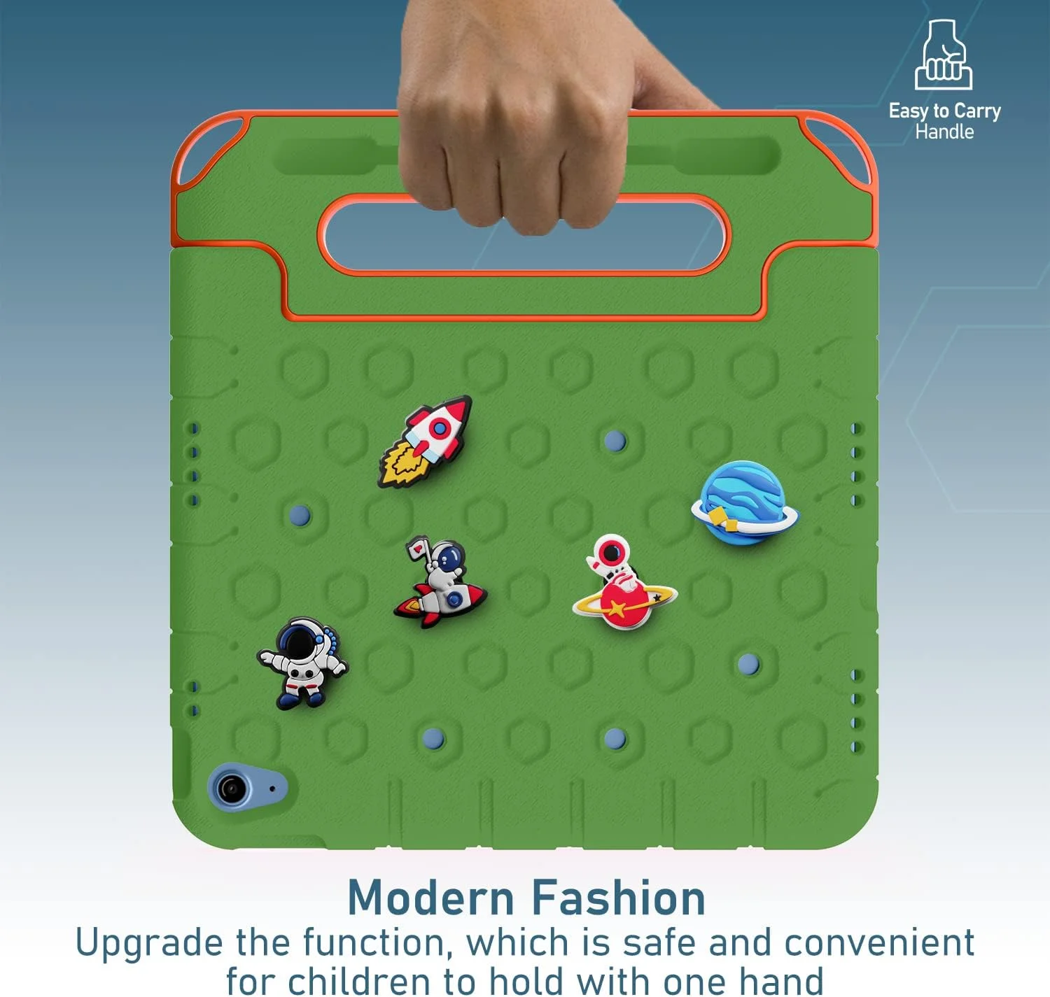 کاور محافظ کودکانه مقاوم Moxedo از جنس EVA سیلیکونی، طرح کارتونی سه بعدی DIY ضد ضربه به همراه جای مداد، استند و دستگیره سازگار با آیپد 2022 (نسل 10) 10.9 اینچی (سبز) کاور محافظ کودکانه مقاوم Moxedo از جنس EVA سیلیکونی، طرح کارتونی سه بعدی DIY ضد ضربه به همراه جای مداد، استند و دستگیره سازگار با آیپد 2022 (نسل 10) 10.9 اینچی (سبز)