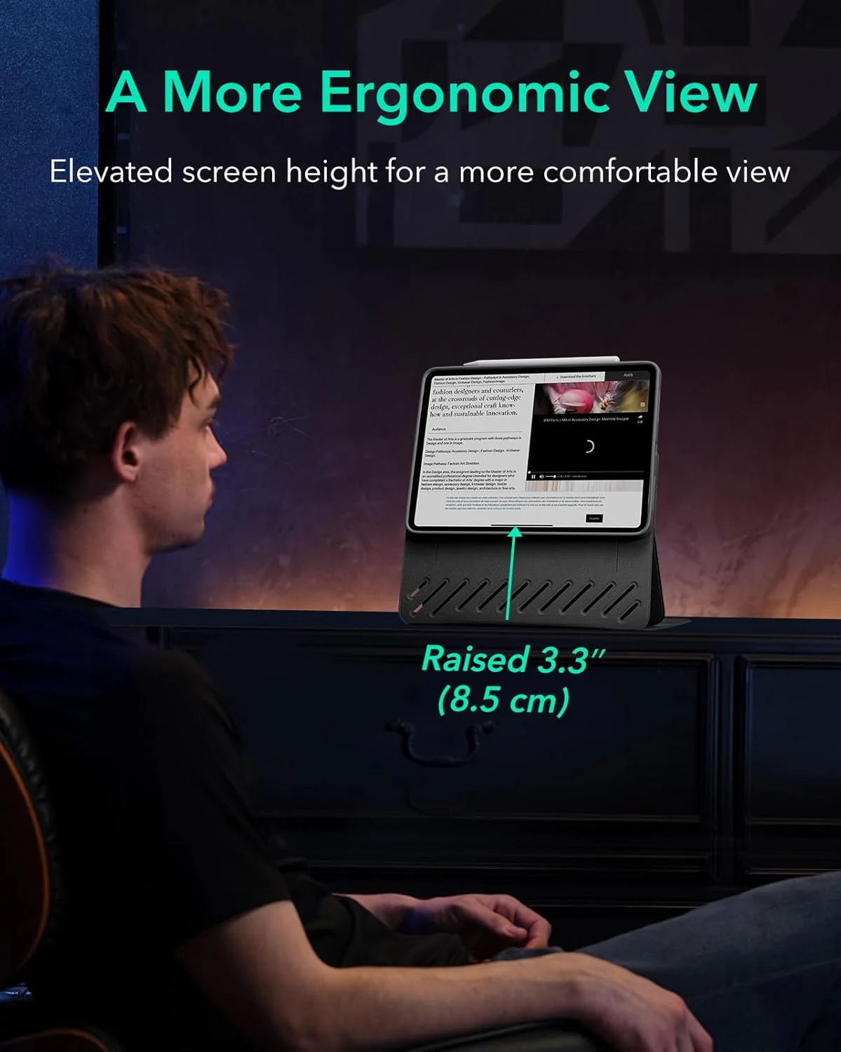 کیف چرخشی ESR برای آیپد پرو 11 اینچ M2 (2024)، با پوشش مغناطیسی جداشدنی، استند قابل تنظیم عمودی/افقی با نمای صفحه نمایش برجسته، 9 زاویه ایستاده، سری Shift، مشکی کیف چرخشی ESR برای آیپد پرو 11 اینچ M2 (2024)، با پوشش مغناطیسی جداشدنی، استند قابل تنظیم عمودی/افقی با نمای صفحه نمایش برجسته، 9 زاویه ایستاده، سری Shift، مشکی