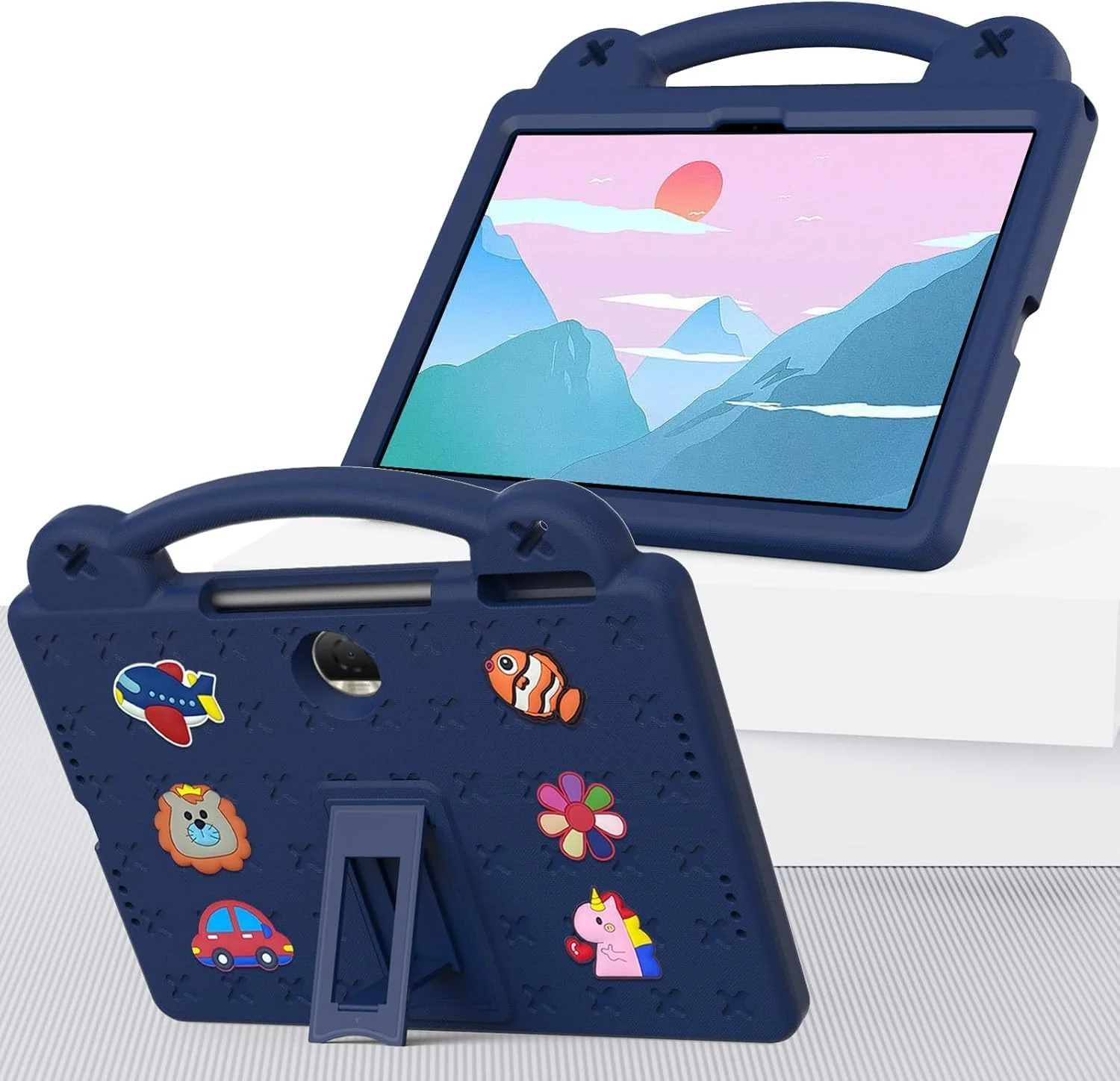کیف محافظ تبلت آنر پد 9 مدل 2023 با سایز 12.1 اینچ، مناسب کودکان، سبک وزن، ضد ضربه، دارای بند شانه، دسته و پایه (آبی) کیف محافظ تبلت آنر پد 9 مدل 2023 با سایز 12.1 اینچ، مناسب کودکان، سبک وزن، ضد ضربه، دارای بند شانه، دسته و پایه (آبی)