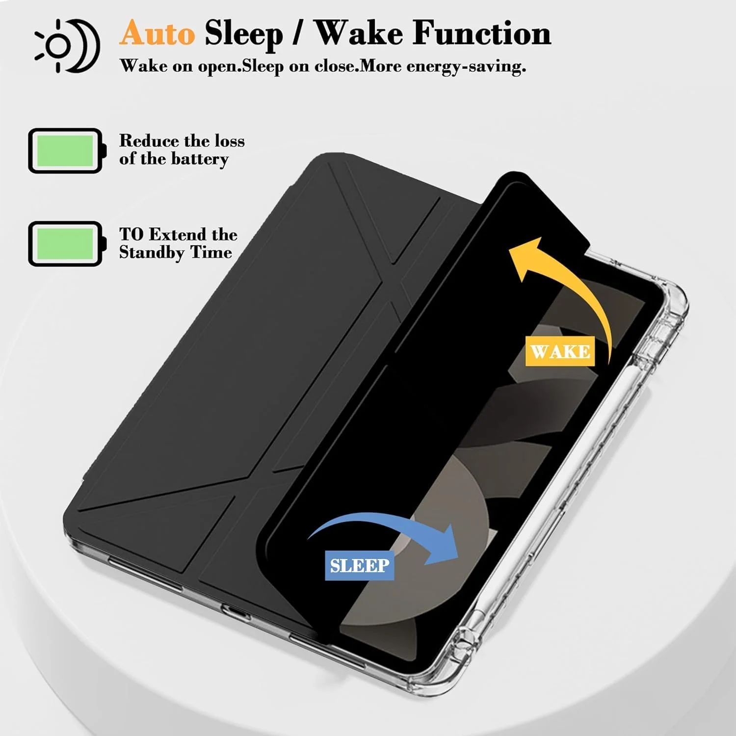 کاور محافظ تبلت سامسونگ گلکسی تب S10 FE / S9 FE 5G با صفحه نمایش 10.9 اینچ / تب S9 با صفحه نمایش 11 اینچ مدل JSUSOU، کاور باریک سه لایه با قابلیت تنظیم چند زاویه دید و عملکرد بیدار/خواب خودکار - مشکی کاور محافظ تبلت سامسونگ گلکسی تب S10 FE / S9 FE 5G با صفحه نمایش 10.9 اینچ / تب S9 با صفحه نمایش 11 اینچ مدل JSUSOU، کاور باریک سه لایه با قابلیت تنظیم چند زاویه دید و عملکرد بیدار/خواب خودکار - مشکی
