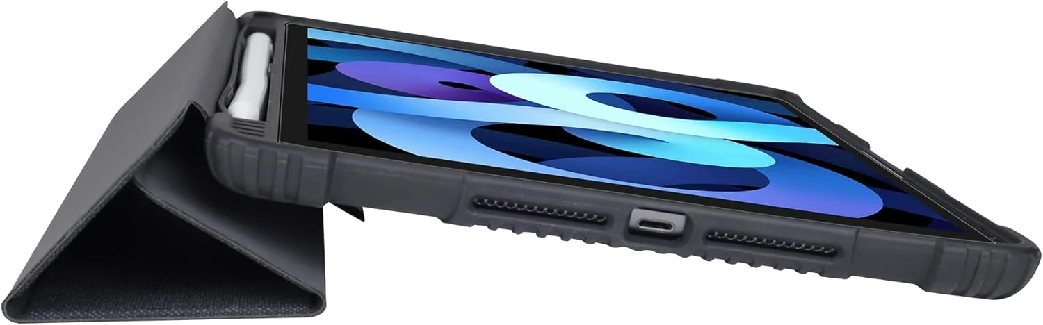 کاور مقاوم مکس اند مکس مناسب آیپد 10.2 اینچی نسل نهم 2021، نسل هشتم 2020 و نسل هفتم 2019، ضد ضربه و دارای استند (مشکی)