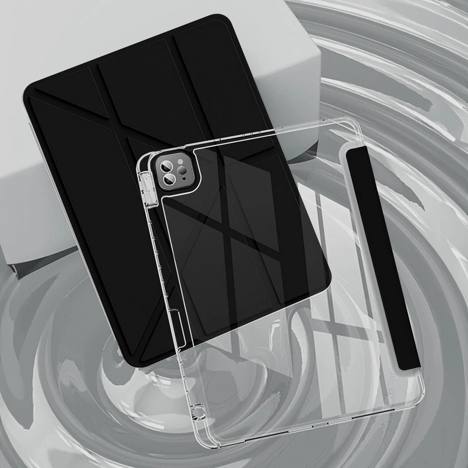 کاور محافظ تبلت سامسونگ گلکسی تب S10 FE / S9 FE 5G با صفحه نمایش 10.9 اینچ / تب S9 با صفحه نمایش 11 اینچ مدل JSUSOU، کاور باریک سه لایه با قابلیت تنظیم چند زاویه دید و عملکرد بیدار/خواب خودکار - مشکی کاور محافظ تبلت سامسونگ گلکسی تب S10 FE / S9 FE 5G با صفحه نمایش 10.9 اینچ / تب S9 با صفحه نمایش 11 اینچ مدل JSUSOU، کاور باریک سه لایه با قابلیت تنظیم چند زاویه دید و عملکرد بیدار/خواب خودکار - مشکی