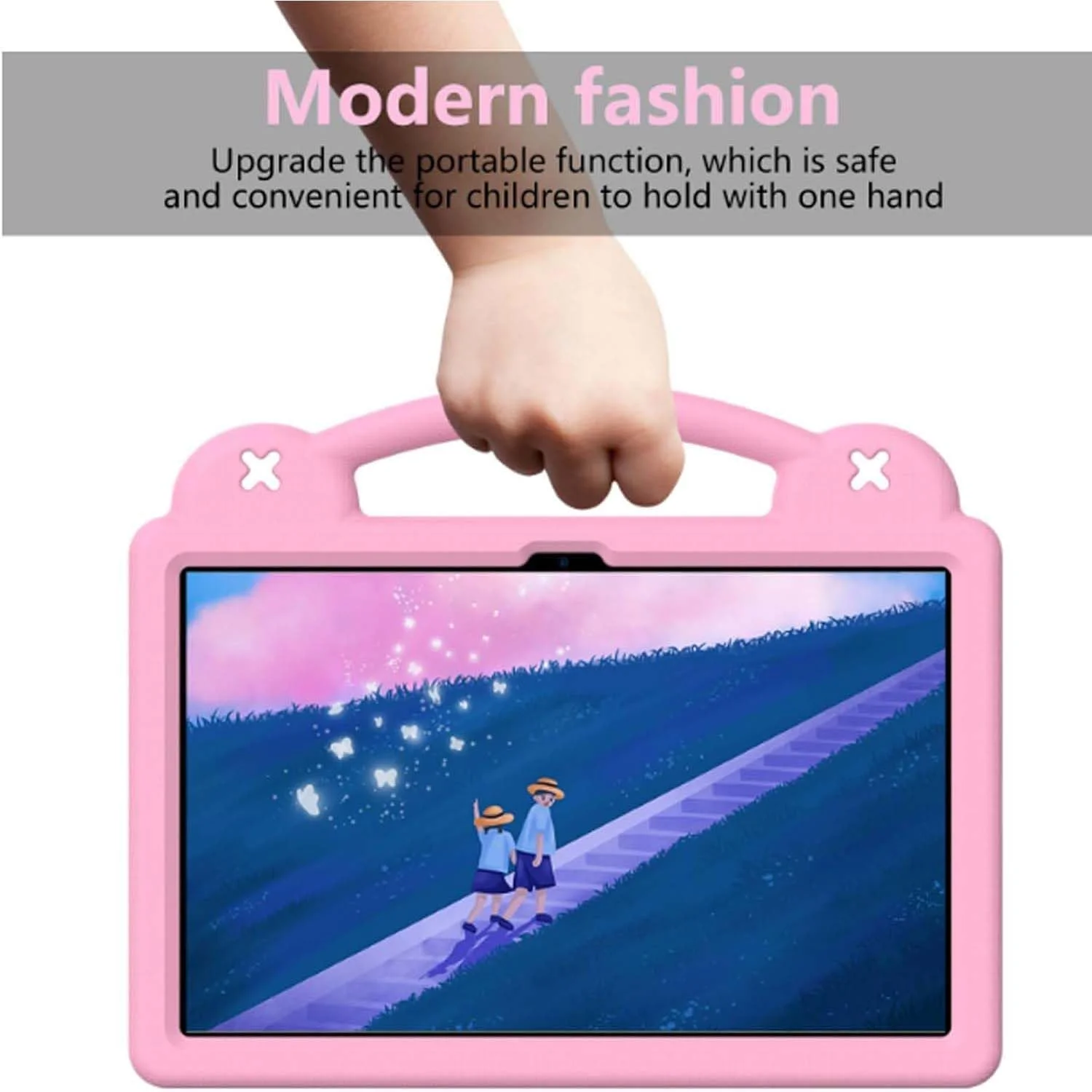 کیف تبلت کودکانه Lukione سازگار با تبلت سامسونگ گلکسی تب A9 پلاس 11 اینچ، کاور محافظ ضد ضربه EVA با پایه دسته دار، طراحی زیبا DIY، بدون بند شانه، کیف مناسب کودکان برای تب A9 + کیف تبلت کودکانه Lukione سازگار با تبلت سامسونگ گلکسی تب A9 پلاس 11 اینچ، کاور محافظ ضد ضربه EVA با پایه دسته دار، طراحی زیبا DIY، بدون بند شانه، کیف مناسب کودکان برای تب A9 +