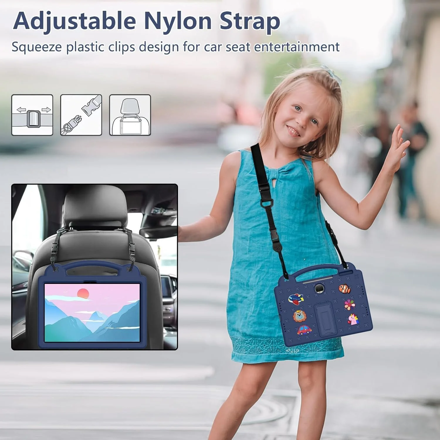 کیف محافظ تبلت آنر پد 9 مدل 2023 با سایز 12.1 اینچ، مناسب کودکان، سبک وزن، ضد ضربه، دارای بند شانه، دسته و پایه (آبی) کیف محافظ تبلت آنر پد 9 مدل 2023 با سایز 12.1 اینچ، مناسب کودکان، سبک وزن، ضد ضربه، دارای بند شانه، دسته و پایه (آبی)