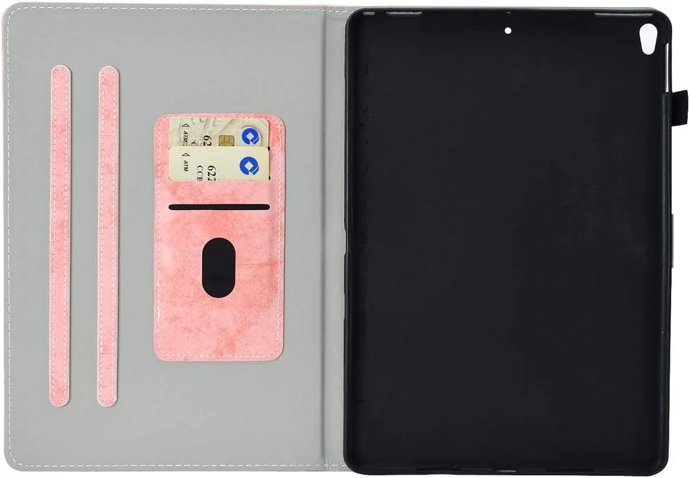 کیف چرمی PU طرح رترو با قفل مغناطیسی و استند و جای کارت برای Apple iPad Pro 10.5 2017 (صورتی) کیف چرمی PU طرح رترو با قفل مغناطیسی و استند و جای کارت برای Apple iPad Pro 10.5 2017 (صورتی)