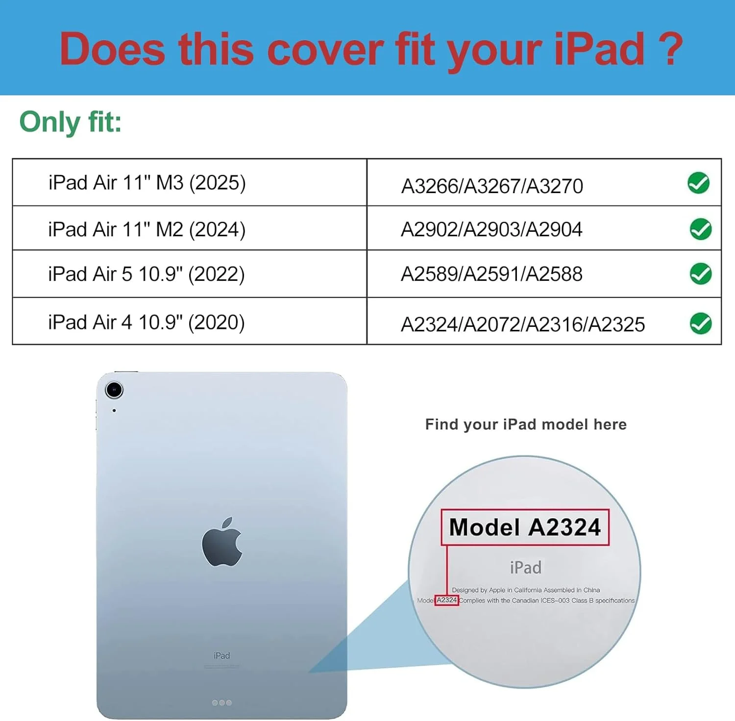 کاور هوشمند ProCase برای آیپد ایر 11 اینچی M3 2025/M2 2024/10.9 اینچی ایر نسل 5 و 4 سال 2022 و 2020، کاور محافظ برای آیپد ایر 5 و 4 - صورتی طالبی