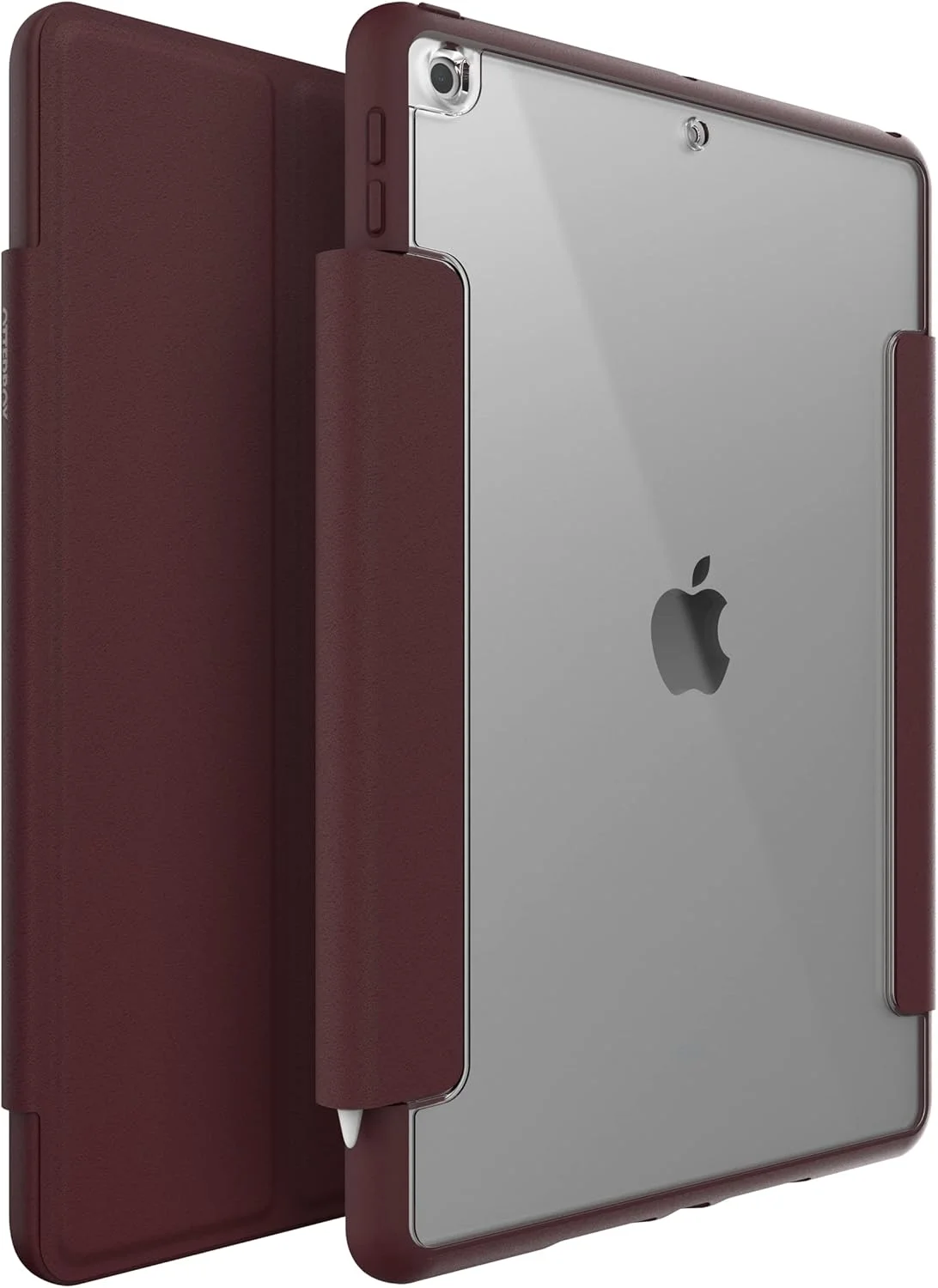 OtterBox Folio Series Case for Apple iPad (9th/8th/7th), Shockproof, Drop proof, Ultra-Slim Protective Folio Case, Ripe Burgundy