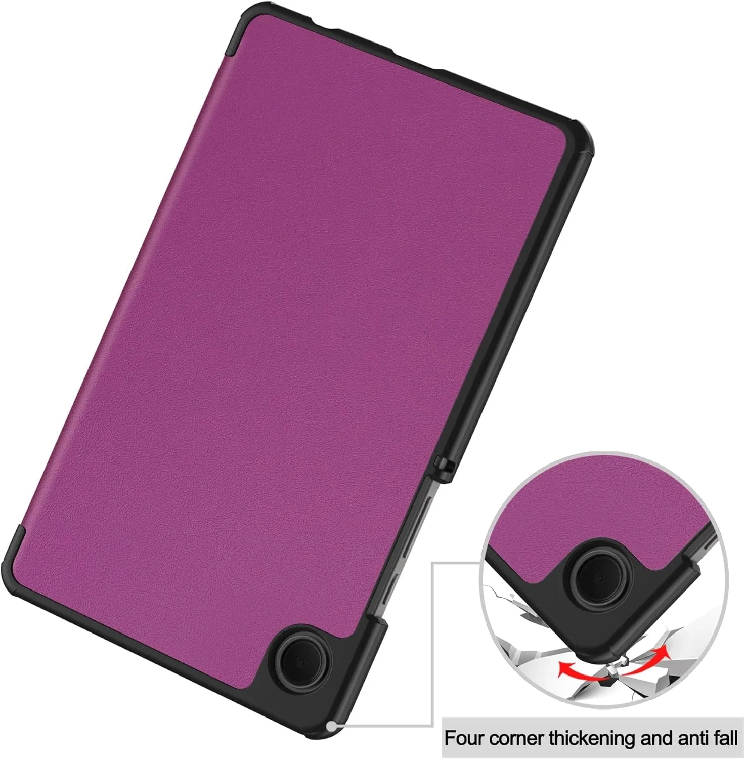 کاور هوشمند تبلت سامسونگ گلکسی تب A9 / A11 (2023/2025) - کیف باریک سه تایی با روکش چرمی PU، دارای حالت خواب/بیدار خودکار، قاب پشتی ضد ضربه، کاور محافظ سبک وزن تب A9/ تب A11 8.7 اینچ کاور هوشمند تبلت سامسونگ گلکسی تب A9 / A11 (2023/2025) - کیف باریک سه تایی با روکش چرمی PU، دارای حالت خواب/بیدار خودکار، قاب پشتی ضد ضربه، کاور محافظ سبک وزن تب A9/ تب A11 8.7 اینچ