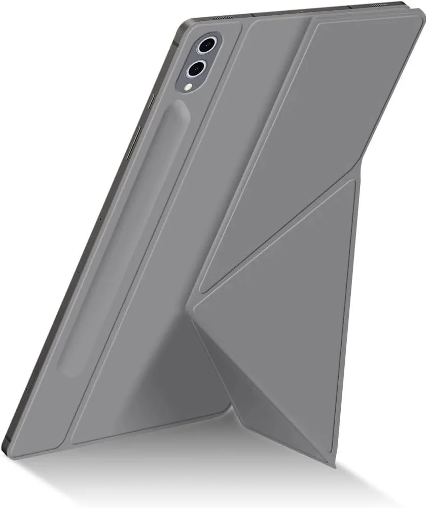 کاور محافظ تبلت سامسونگ گلکسی تب S10 Ultra 14.6 اینچ SM-X920/X926 (2024)، اتصال مغناطیسی قوی، کاور باریک با قابلیت تنظیم چند زاویه، قابلیت بیدار شدن/خواب خودکار، محافظت بادوام (خاکستری)