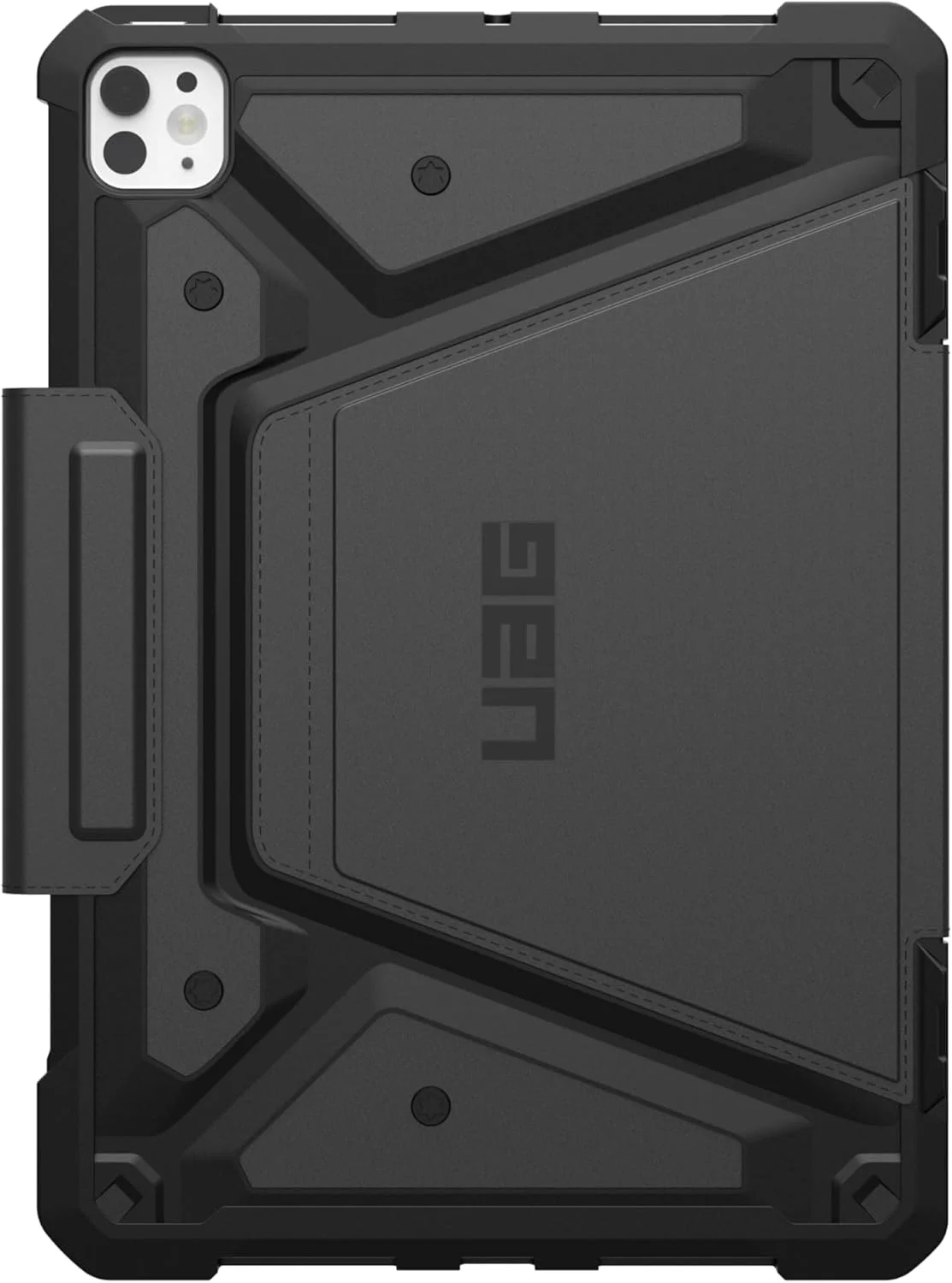 کاور محافظ تبلت آیپد پرو ۱۱ اینچ Urban Armor Gear UAG Metropolis SE (مدل ۲۰۲۴) M4 به همراه جای قلم و استند قابل تنظیم چند زاویه - مشکی