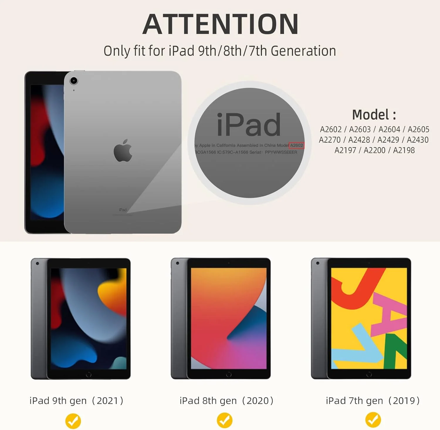 کاور آکردز سازگار با آیپد 10.2 اینچی 2021/2020 آیپد نسل 9/8 و آیپد نسل 7 سال 2019 به همراه جای قلم، کاور محافظ با پشت TPU نرم، قابلیت خواب/بیدار شدن خودکار، مشکی کاور آکردز سازگار با آیپد 10.2 اینچی 2021/2020 آیپد نسل 9/8 و آیپد نسل 7 سال 2019 به همراه جای قلم، کاور محافظ با پشت TPU نرم، قابلیت خواب/بیدار شدن خودکار، مشکی