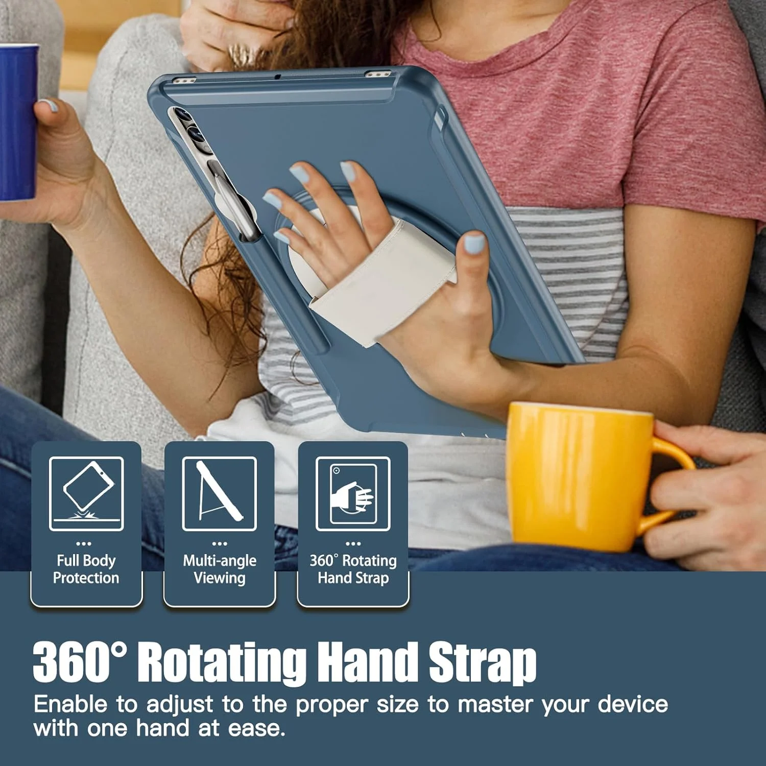 کاور محافظ تبلت سامسونگ گلکسی تب اس 10 پلاس/اس 9 اف ای پلاس/اس 9 پلاس/اس 8 پلاس/اس 7 اف ای/اس 7 پلاس 12.4 اینچ Junfire، کاور محافظ ضد ضربه کودکانه با محافظ صفحه نمایش، پایه نگهدارنده، بند دستی و جای قلم برای تبلت اس 9 اف ای پلاس/اس 9 پلاس - آبی کاور محافظ تبلت سامسونگ گلکسی تب اس 10 پلاس/اس 9 اف ای پلاس/اس 9 پلاس/اس 8 پلاس/اس 7 اف ای/اس 7 پلاس 12.4 اینچ Junfire، کاور محافظ ضد ضربه کودکانه با محافظ صفحه نمایش، پایه نگهدارنده، بند دستی و جای قلم برای تبلت اس 9 اف ای پلاس/اس 9 پلاس - آبی