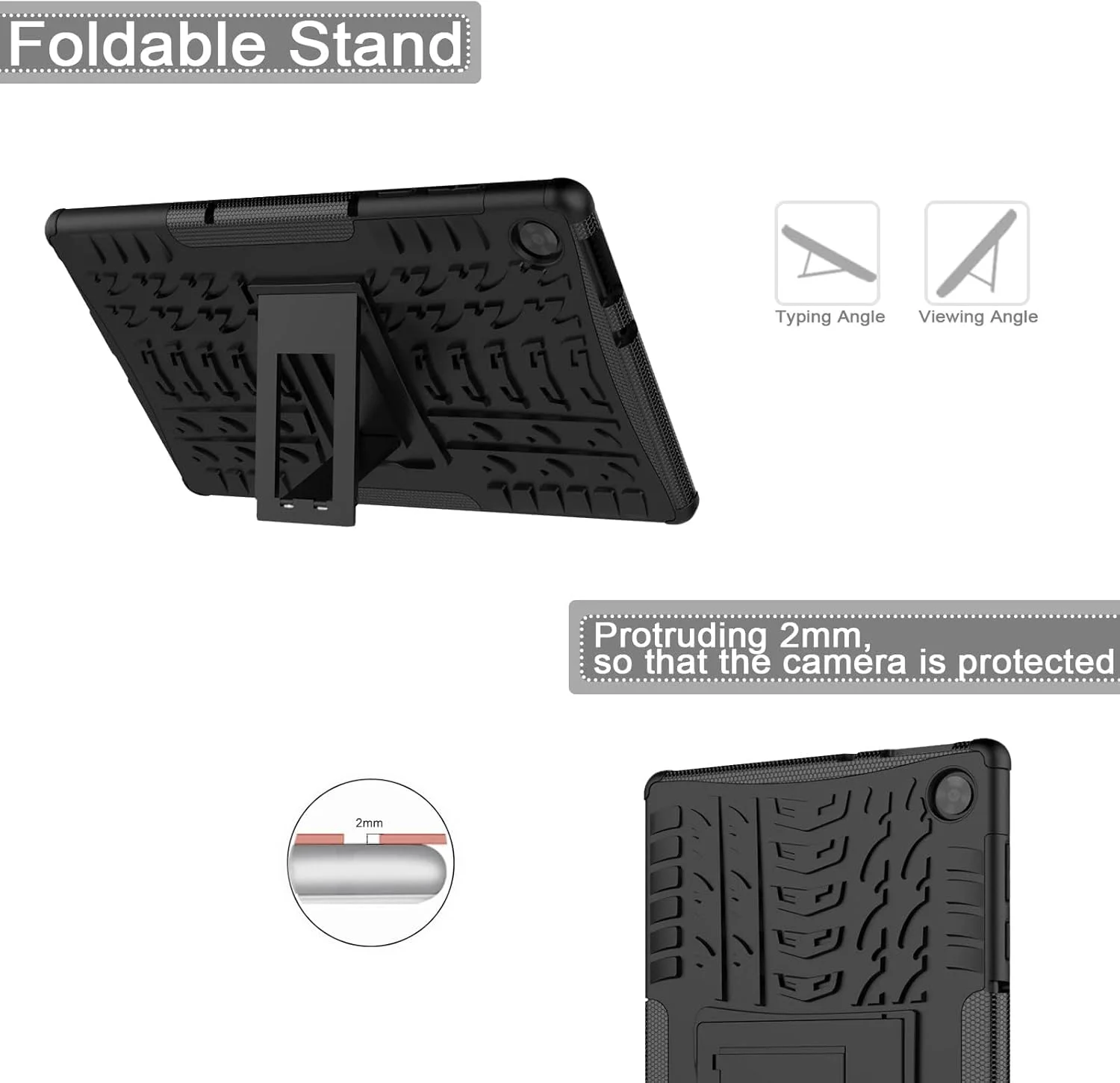 SYOSI Tablet Case for Lenovo Tab M10 HD 2nd Gen 10.1 Inch EVA Shockproof Tough Heavy-Duty Armor, Anti-Drop Double Protective Cover with Stand for Lenovo Tab M10 HD 2020 TB-X306F/TB-X306X (Black) SYOSI Tablet Case for Lenovo Tab M10 HD 2nd Gen 10.1 Inch EVA Shockproof Tough Heavy-Duty Armor, Anti-Drop Double Protective Cover with Stand for Lenovo Tab M10 HD 2020 TB-X306F/TB-X306X (Black)
