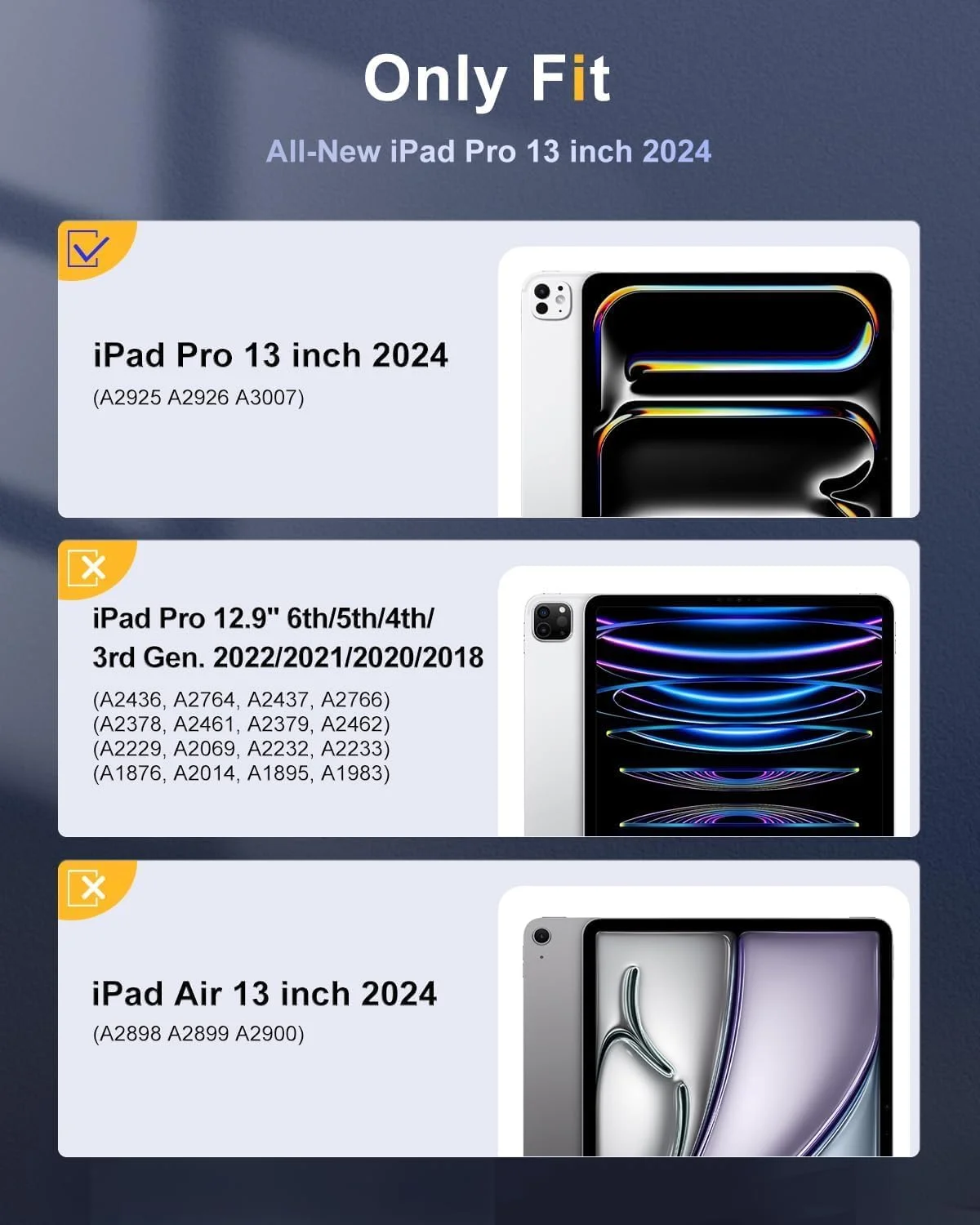 کاور آیپد پرو ۱۳ اینچ (M4) ۲۰۲۴ با جای قلم، کاور محافظ باریک با پایه و پشت شفاف برای تبلت آیپد پرو ۱۳ اینچی، پشتیبانی از حالت بیدار/خواب خودکار، مشکی کاور آیپد پرو ۱۳ اینچ (M4) ۲۰۲۴ با جای قلم، کاور محافظ باریک با پایه و پشت شفاف برای تبلت آیپد پرو ۱۳ اینچی، پشتیبانی از حالت بیدار/خواب خودکار، مشکی