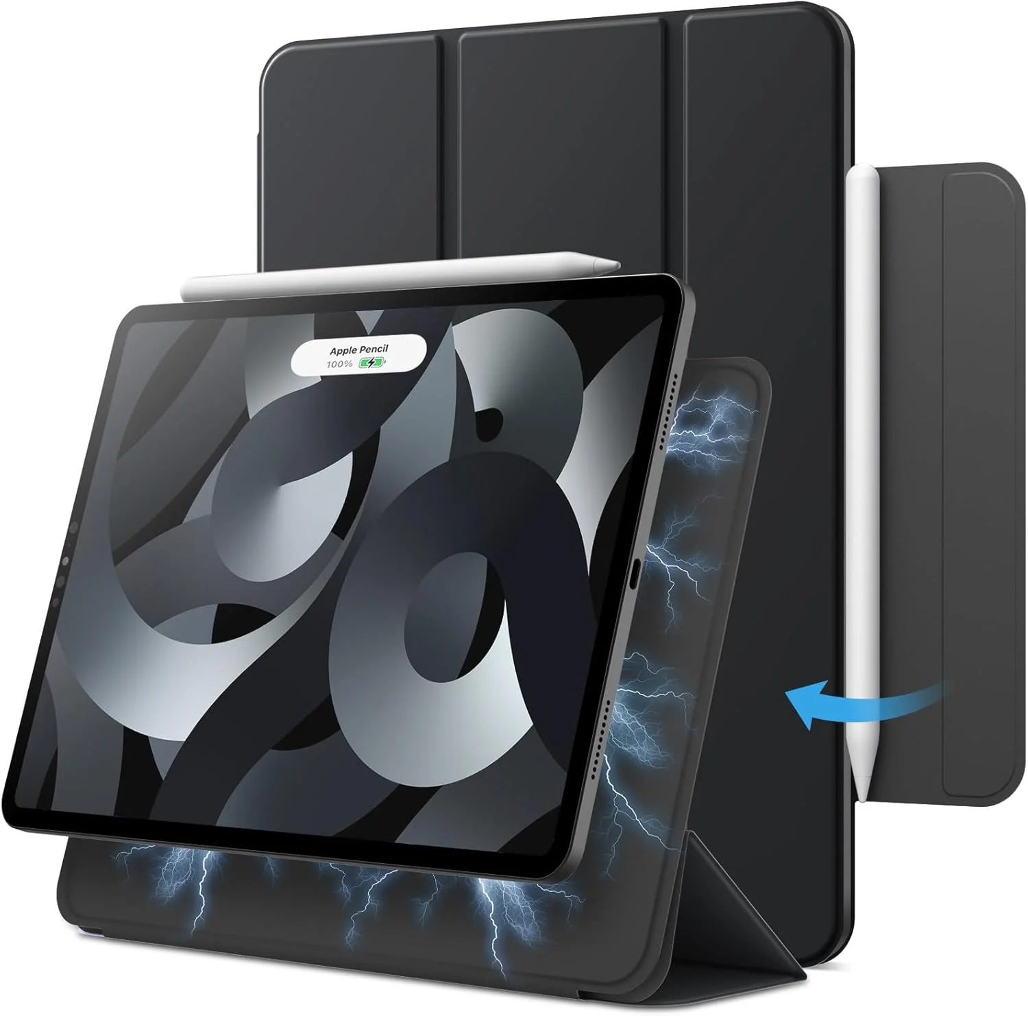 کاور مغناطیسی JETech برای آیپد ایر 11 اینچ M3/M2 (2025/2024)، آیپد ایر 5/4 (2022/2020 نسل 5/4 10.9 اینچ)، آیپد پرو 11 (2018)، اتصال مغناطیسی، کاور باریک تبلت (مشکی) کاور مغناطیسی JETech برای آیپد ایر 11 اینچ M3/M2 (2025/2024)، آیپد ایر 5/4 (2022/2020 نسل 5/4 10.9 اینچ)، آیپد پرو 11 (2018)، اتصال مغناطیسی، کاور باریک تبلت (مشکی)