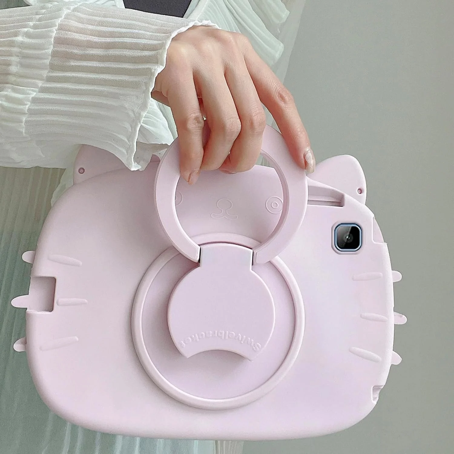 کیف محافظ کودکانه ZOOMALL سازگار با Honor Pad X8 10.1 2022 / Honor Pad X8 Lite / Huawei MatePad SE 10.1 2022 / MatePad T10s 10.1" 2020 / MatePad T10 9.7" 2020 / Enjoy Tablet 2 10.1، طرح گربه کیف محافظ کودکانه ZOOMALL سازگار با Honor Pad X8 10.1 2022 / Honor Pad X8 Lite / Huawei MatePad SE 10.1 2022 / MatePad T10s 10.1" 2020 / MatePad T10 9.7" 2020 / Enjoy Tablet 2 10.1، طرح گربه