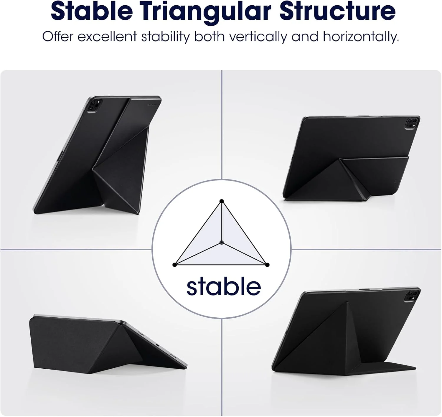 کیف آیپد پرو 11 اینچی PITAKA، فولیو چند لایه با نگهدارنده مغناطیسی اپل پنسل، سبک وزن، سازگار با آیپد پرو 11 اینچی (2022/2021/2020/2018) و آیپد ایر (نسل 5/4) - مشکی کیف آیپد پرو 11 اینچی PITAKA، فولیو چند لایه با نگهدارنده مغناطیسی اپل پنسل، سبک وزن، سازگار با آیپد پرو 11 اینچی (2022/2021/2020/2018) و آیپد ایر (نسل 5/4) - مشکی