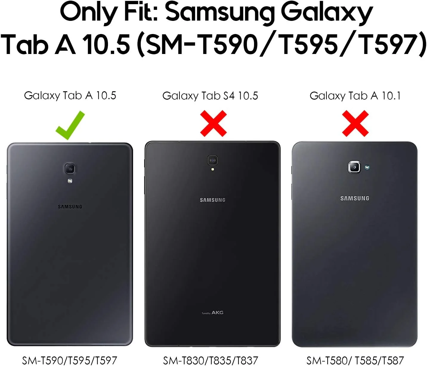 کاور محافظ باریک و سبک ProCase برای تبلت سامسونگ گلکسی تب A 10.5 اینچی مدل T590 T595 T597 (نسخه 2018) کاور محافظ باریک و سبک ProCase برای تبلت سامسونگ گلکسی تب A 10.5 اینچی مدل T590 T595 T597 (نسخه 2018)