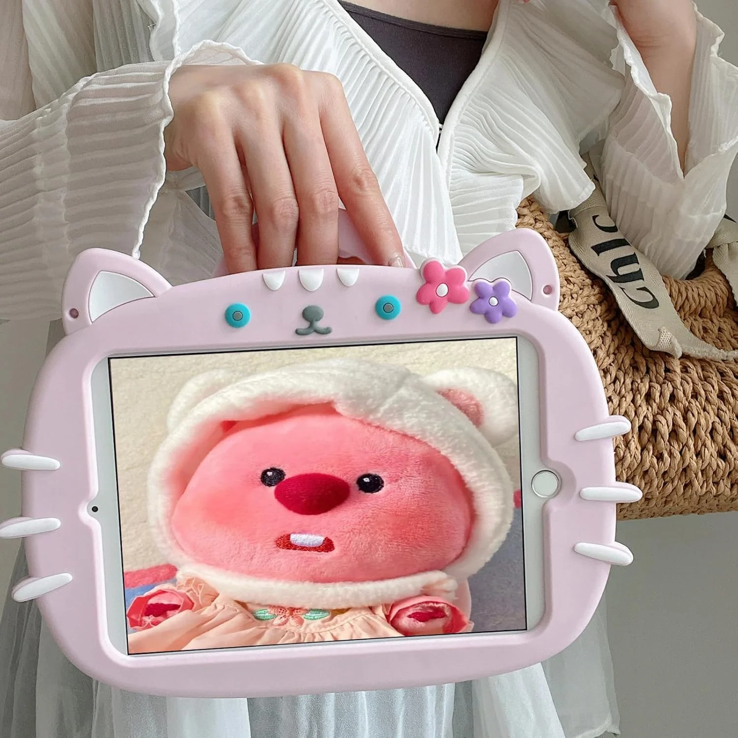 کیف محافظ کودکانه ZOOMALL سازگار با Honor Pad X8 10.1 2022 / Honor Pad X8 Lite / Huawei MatePad SE 10.1 2022 / MatePad T10s 10.1" 2020 / MatePad T10 9.7" 2020 / Enjoy Tablet 2 10.1، طرح گربه کیف محافظ کودکانه ZOOMALL سازگار با Honor Pad X8 10.1 2022 / Honor Pad X8 Lite / Huawei MatePad SE 10.1 2022 / MatePad T10s 10.1" 2020 / MatePad T10 9.7" 2020 / Enjoy Tablet 2 10.1، طرح گربه