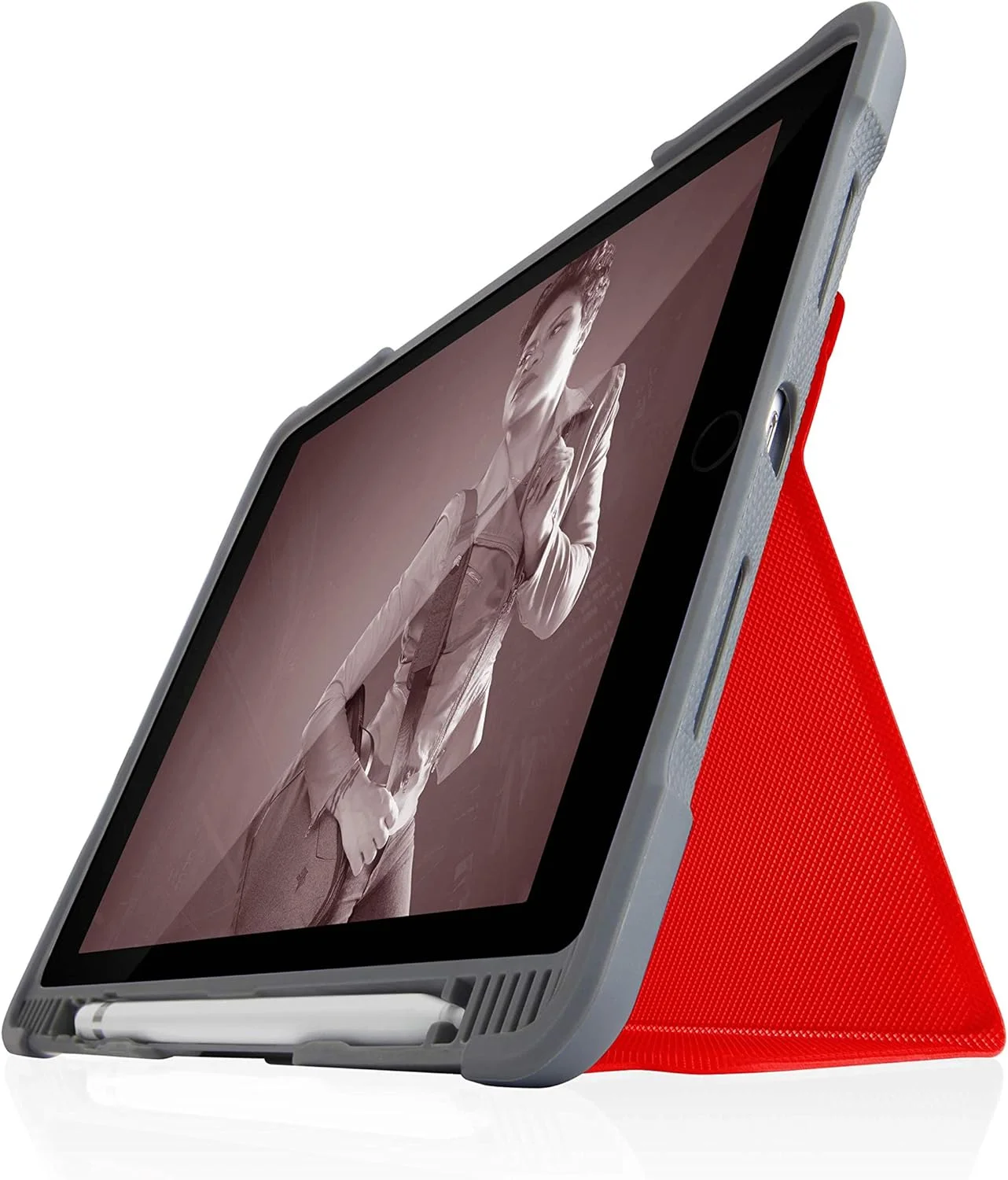 کیف محافظ مقاوم Stm Dux Plus Duo برای آیپد 9.7 اینچی نسل 5 و 6 (2018) - ضد لغزش/مناسب کودکان/محافظت در برابر سقوط، دارای نگهدارنده Apple Pencil یا Logitech Crayon، پشت شفاف، حالت خواب/بیدار خودکار - قرمز کیف محافظ مقاوم Stm Dux Plus Duo برای آیپد 9.7 اینچی نسل 5 و 6 (2018) - ضد لغزش/مناسب کودکان/محافظت در برابر سقوط، دارای نگهدارنده Apple Pencil یا Logitech Crayon، پشت شفاف، حالت خواب/بیدار خودکار - قرمز