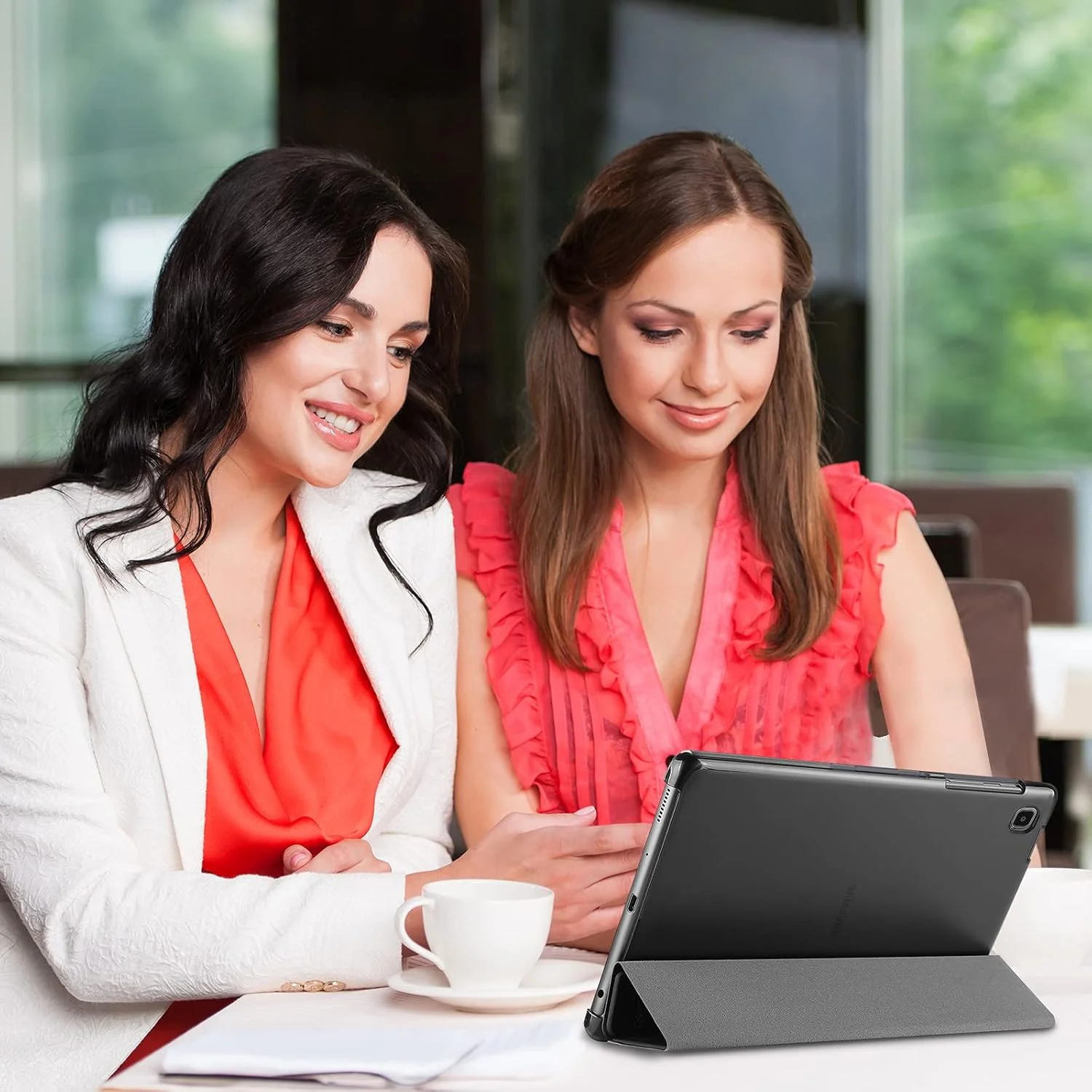 کیف محافظ تبلت ProCase Galaxy Tab A7 Lite سایز 8.7 اینچ (SM-T220/ SM-T225/ SM-T227)، کاور محافظ هارد شل استنددار برای تبلت 8.7 اینچی Samsung Tab A7 Lite 2021 - مشکی