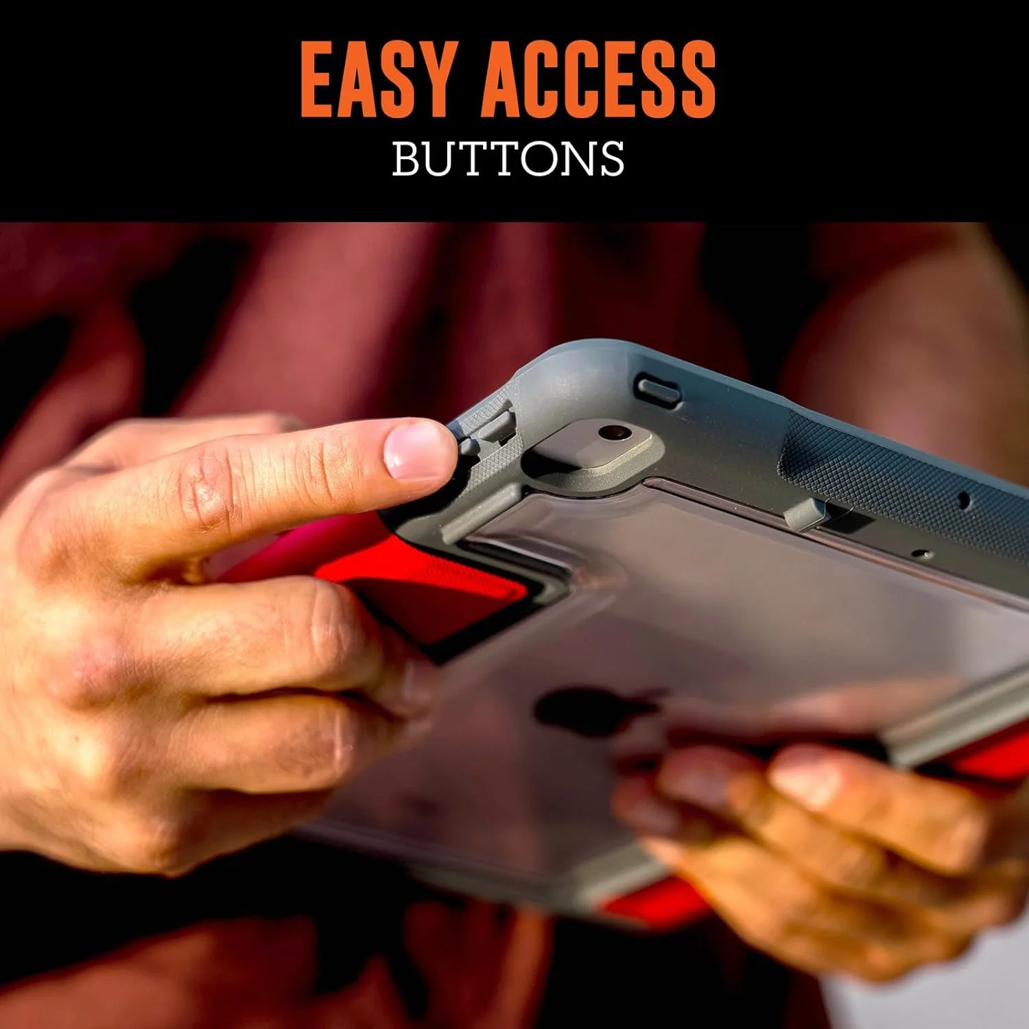 کیف محافظ مقاوم Stm Dux Plus Duo برای آیپد 9.7 اینچی نسل 5 و 6 (2018) - ضد لغزش/مناسب کودکان/محافظت در برابر سقوط، دارای نگهدارنده Apple Pencil یا Logitech Crayon، پشت شفاف، حالت خواب/بیدار خودکار - قرمز کیف محافظ مقاوم Stm Dux Plus Duo برای آیپد 9.7 اینچی نسل 5 و 6 (2018) - ضد لغزش/مناسب کودکان/محافظت در برابر سقوط، دارای نگهدارنده Apple Pencil یا Logitech Crayon، پشت شفاف، حالت خواب/بیدار خودکار - قرمز