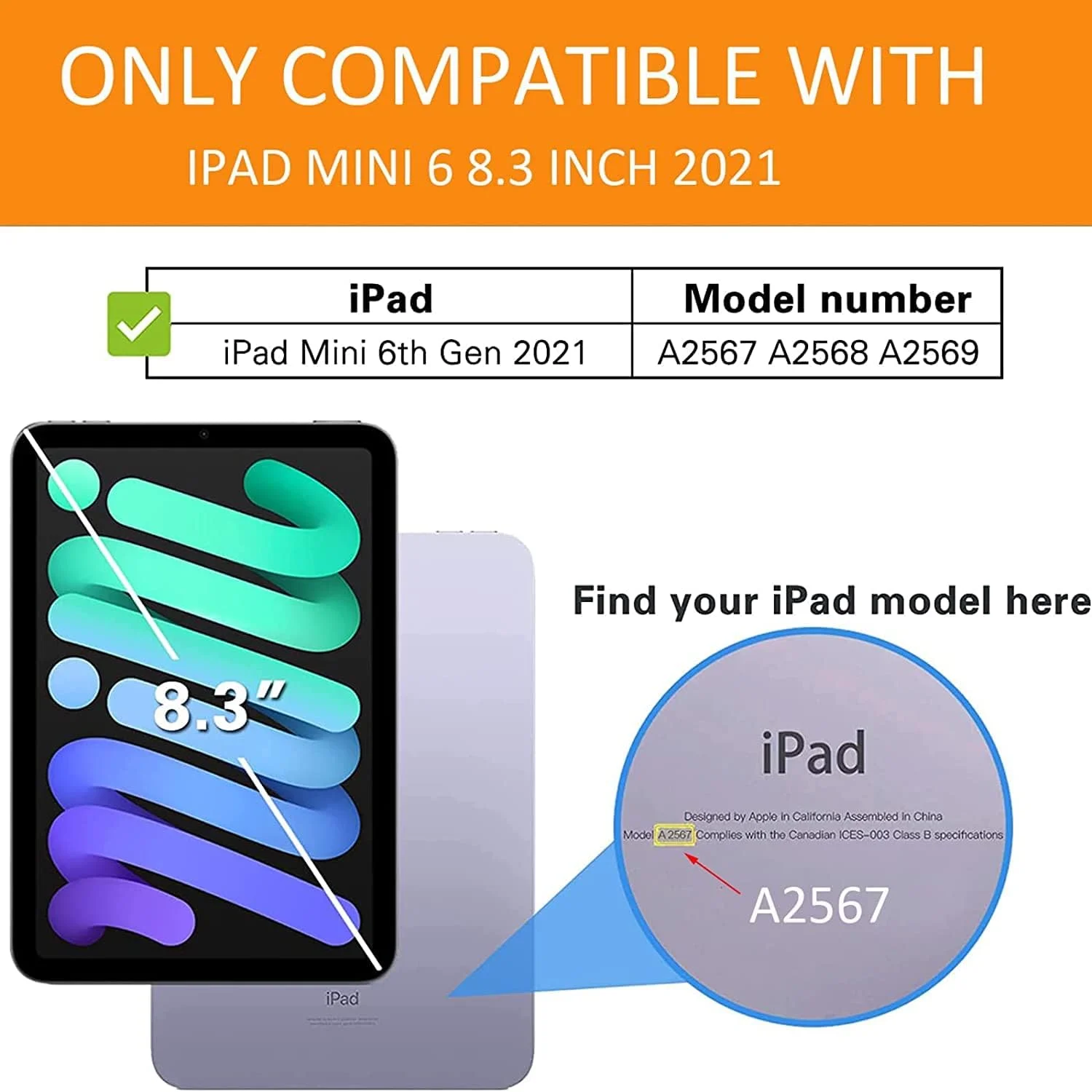 کیف محافظ آیپد مینی نسل 6 HDTOP مناسب کودکان، کیف آیپد مینی 6 اینچ 8.3 اینچی 2021 با بند شانه و پایه نگهدارنده، روکش محافظ ضد ضربه و فانتزی برای آیپد مینی 6 (صورتی)