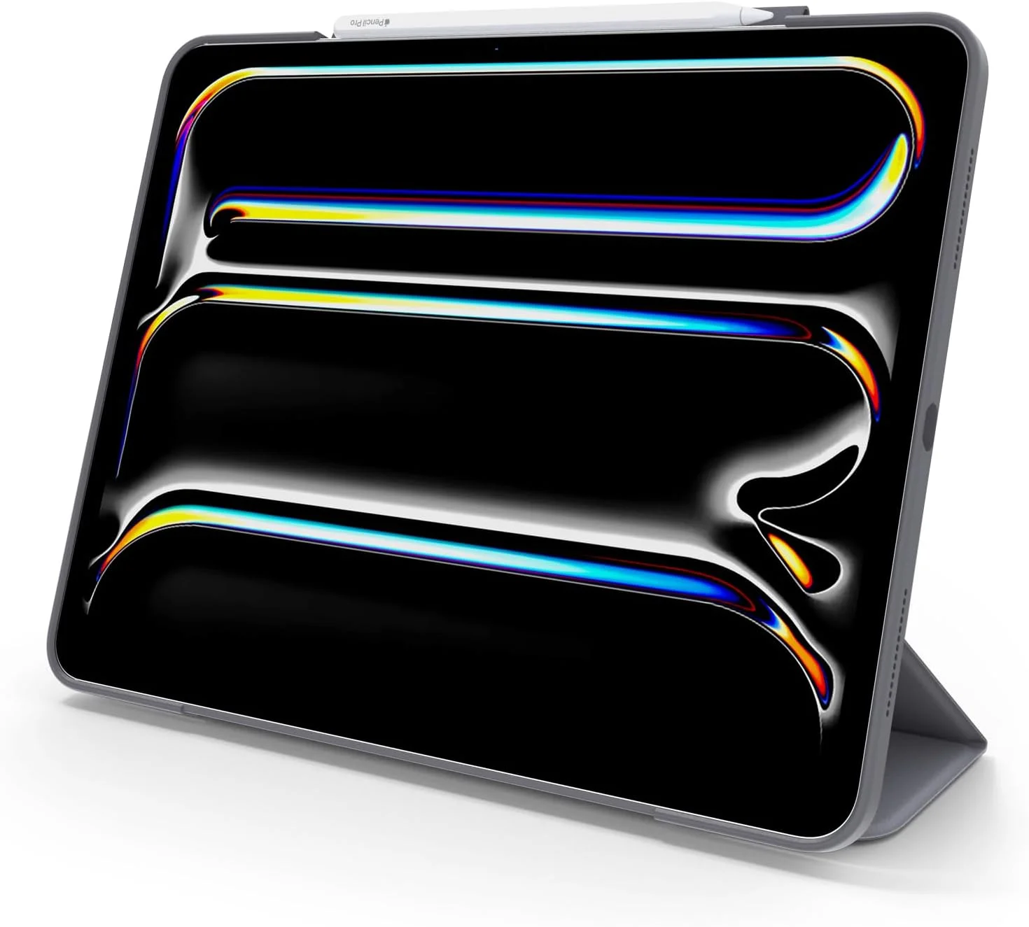 کیف کلاسوری OtterBox Symmetry برای آیپد پرو ۱۳ اینچی (۲۰۲۴)، مقاوم در برابر ضربه و سقوط، کیف کلاسوری محافظ باریک، مشکی