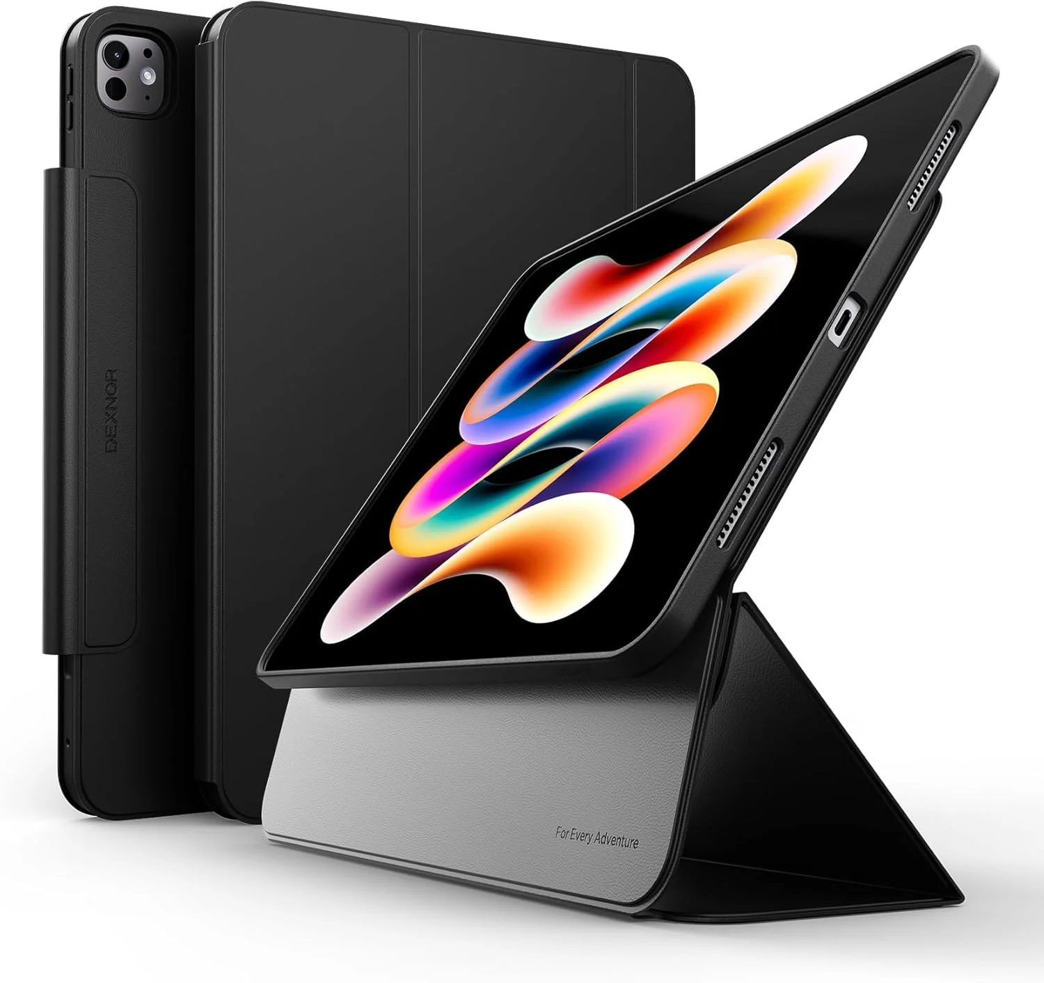 کاور محافظ شناور مغناطیسی باریک و قابل جابجایی Dexnor برای آیپد پرو ۱۳ اینچ M4 مدل ۲۰۲۴، با قابلیت تنظیم حالت عمودی/افقی، محافظت از صفحه نمایش، زوایای دید چندگانه، حالت خواب و بیدار شدن خودکار (مشکی) کاور محافظ شناور مغناطیسی باریک و قابل جابجایی Dexnor برای آیپد پرو ۱۳ اینچ M4 مدل ۲۰۲۴، با قابلیت تنظیم حالت عمودی/افقی، محافظت از صفحه نمایش، زوایای دید چندگانه، حالت خواب و بیدار شدن خودکار (مشکی)