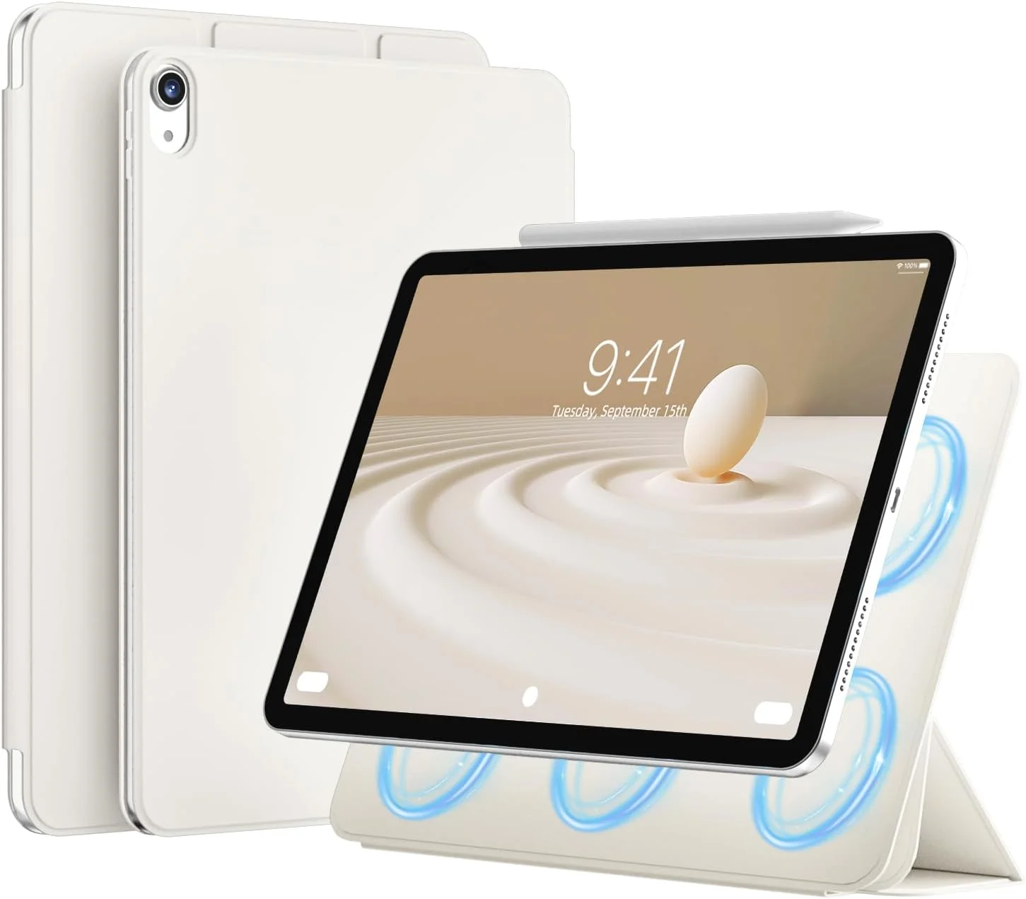 کاور مغناطیسی JKSML برای آیپد (A16) نسل 11 اینچی 11 (2025)، آیپد نسل 10 اینچی 10.9 (2022)، کاور پشتی TPU نرم ضد خش | خواب/بیدار شدن خودکار | طراحی فوق سبک برای دفتر/دانشگاه (کرم سفید) کاور مغناطیسی JKSML برای آیپد (A16) نسل 11 اینچی 11 (2025)، آیپد نسل 10 اینچی 10.9 (2022)، کاور پشتی TPU نرم ضد خش | خواب/بیدار شدن خودکار | طراحی فوق سبک برای دفتر/دانشگاه (کرم سفید)