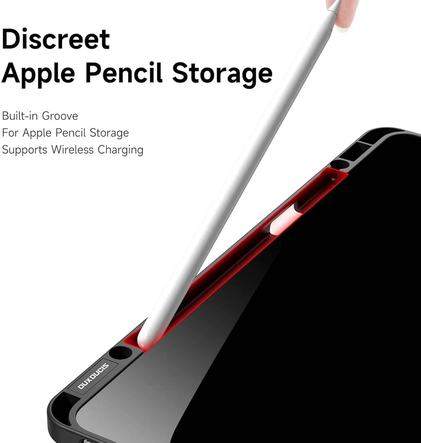 کاور سری Magi DUX DUCIS برای Apple iPad Air 13 (2024)/iPad Pro 12.9 (2020/2021/2022) – محافظ باریک با پایه تاشو V شکل و جای قلم، قابلیت Auto Sleep/Wake، ضد ضربه و ضد خش – مشکی کاور سری Magi DUX DUCIS برای Apple iPad Air 13 (2024)/iPad Pro 12.9 (2020/2021/2022) – محافظ باریک با پایه تاشو V شکل و جای قلم، قابلیت Auto Sleep/Wake، ضد ضربه و ضد خش – مشکی