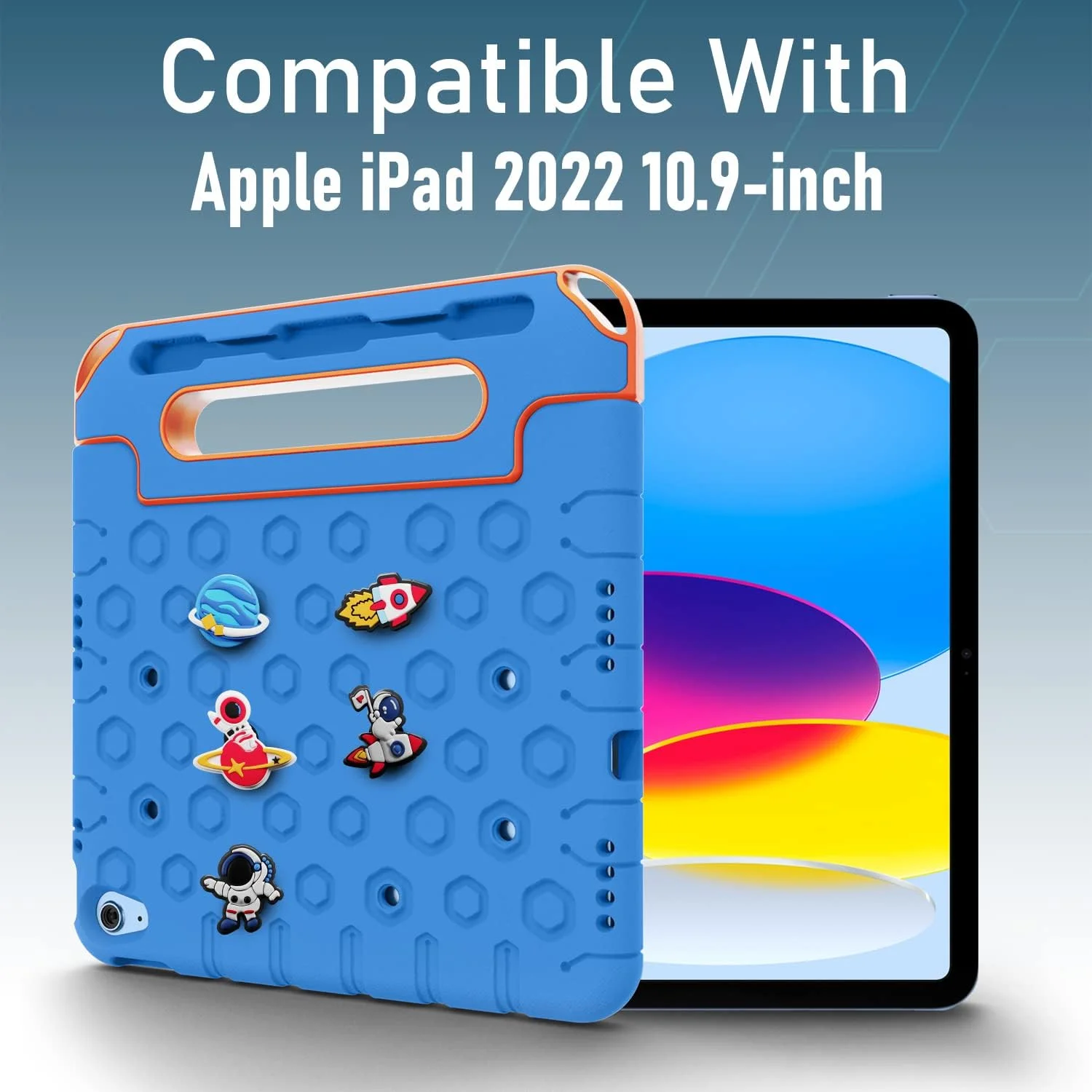 کاور محافظ کودکانه مقاوم Moxedo از جنس EVA سیلیکونی، طرح کارتونی سه بعدی DIY ضد ضربه با جای مداد، استند و دستگیره سازگار با Apple iPad 2022 (نسل 10) 10.9 اینچ (آبی آسمانی) کاور محافظ کودکانه مقاوم Moxedo از جنس EVA سیلیکونی، طرح کارتونی سه بعدی DIY ضد ضربه با جای مداد، استند و دستگیره سازگار با Apple iPad 2022 (نسل 10) 10.9 اینچ (آبی آسمانی)