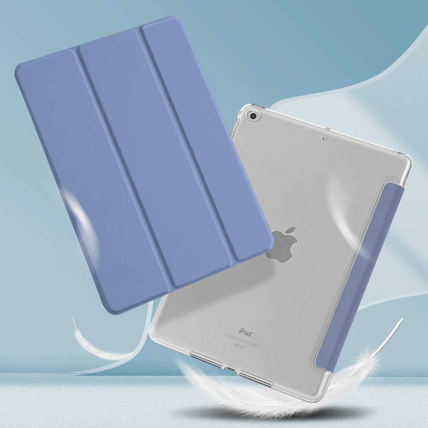 کاور 4UBonLife برای آیپد نسل 6 / نسل 5 اینچ 9.7 مدل 2018/2017، سازگار با آیپد ایر 2/1، کاور هوشمند باریک و سبک با روکش پشتی مات نیمه شفاف، خاکستری یاسی کاور 4UBonLife برای آیپد نسل 6 / نسل 5 اینچ 9.7 مدل 2018/2017، سازگار با آیپد ایر 2/1، کاور هوشمند باریک و سبک با روکش پشتی مات نیمه شفاف، خاکستری یاسی