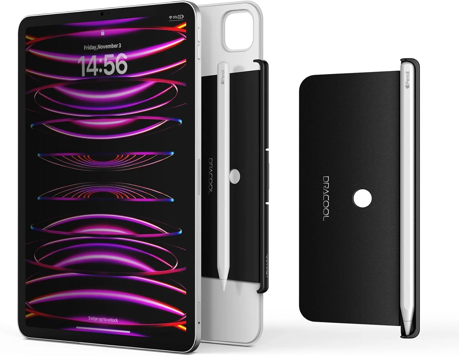 محفظه مداد Dracool برای Apple Pencil Pro/Apple Pencil نسل دوم سازگار با Magic Keyboard، Smart Keyboard Folio و سایر کیف های مغناطیسی برای قلم اپل (طول داخل 6.53 اینچ) - مشکی محفظه مداد Dracool برای Apple Pencil Pro/Apple Pencil نسل دوم سازگار با Magic Keyboard، Smart Keyboard Folio و سایر کیف های مغناطیسی برای قلم اپل (طول داخل 6.53 اینچ) - مشکی