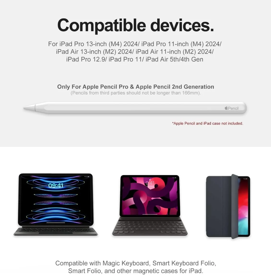 محفظه مداد Dracool برای Apple Pencil Pro/Apple Pencil نسل دوم سازگار با Magic Keyboard، Smart Keyboard Folio و سایر کیف های مغناطیسی برای قلم اپل (طول داخل 6.53 اینچ) - مشکی محفظه مداد Dracool برای Apple Pencil Pro/Apple Pencil نسل دوم سازگار با Magic Keyboard، Smart Keyboard Folio و سایر کیف های مغناطیسی برای قلم اپل (طول داخل 6.53 اینچ) - مشکی