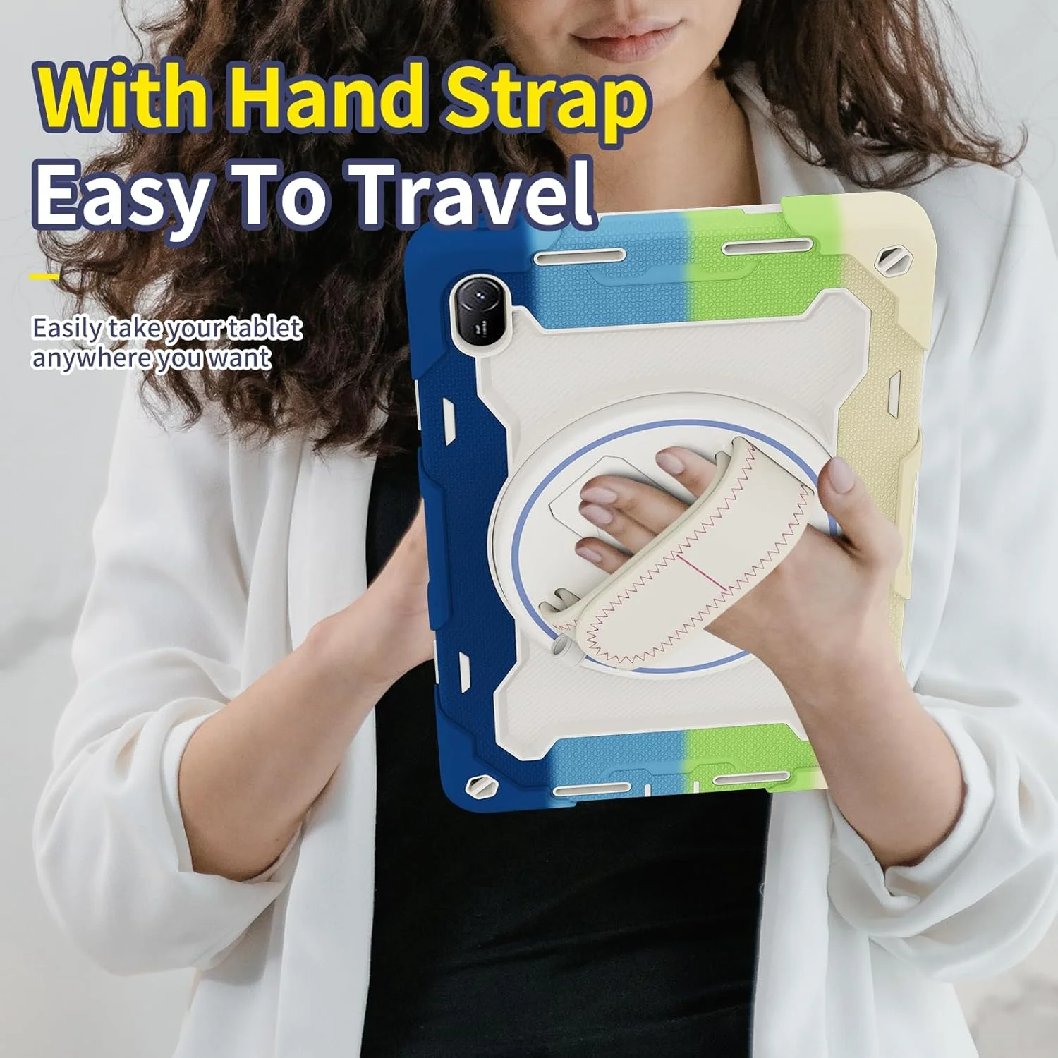 کاور محافظ تبلت هواوی Matepad SE 11 اینچ 2024 مدل Arsey با بند شانه ای مناسب کودکان، جنس سیلیکون + PC ضد ضربه، پایه تاشو چرخشی مخفی، آبی ترکیبی کاور محافظ تبلت هواوی Matepad SE 11 اینچ 2024 مدل Arsey با بند شانه ای مناسب کودکان، جنس سیلیکون + PC ضد ضربه، پایه تاشو چرخشی مخفی، آبی ترکیبی