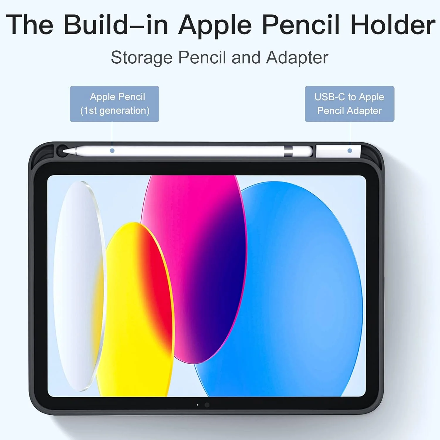 Akkerds Compatible with iPad 10th Generation Case 10.9 Inch 2022 with Pencil Holder, Slim Trifold Stand Protective Cover with Soft TPU Back for iPad Case 10th Generation, Auto Sleep/Wake, Black Akkerds Compatible with iPad 10th Generation Case 10.9 Inch 2022 with Pencil Holder, Slim Trifold Stand Protective Cover with Soft TPU Back for iPad Case 10th Generation, Auto Sleep/Wake, Black