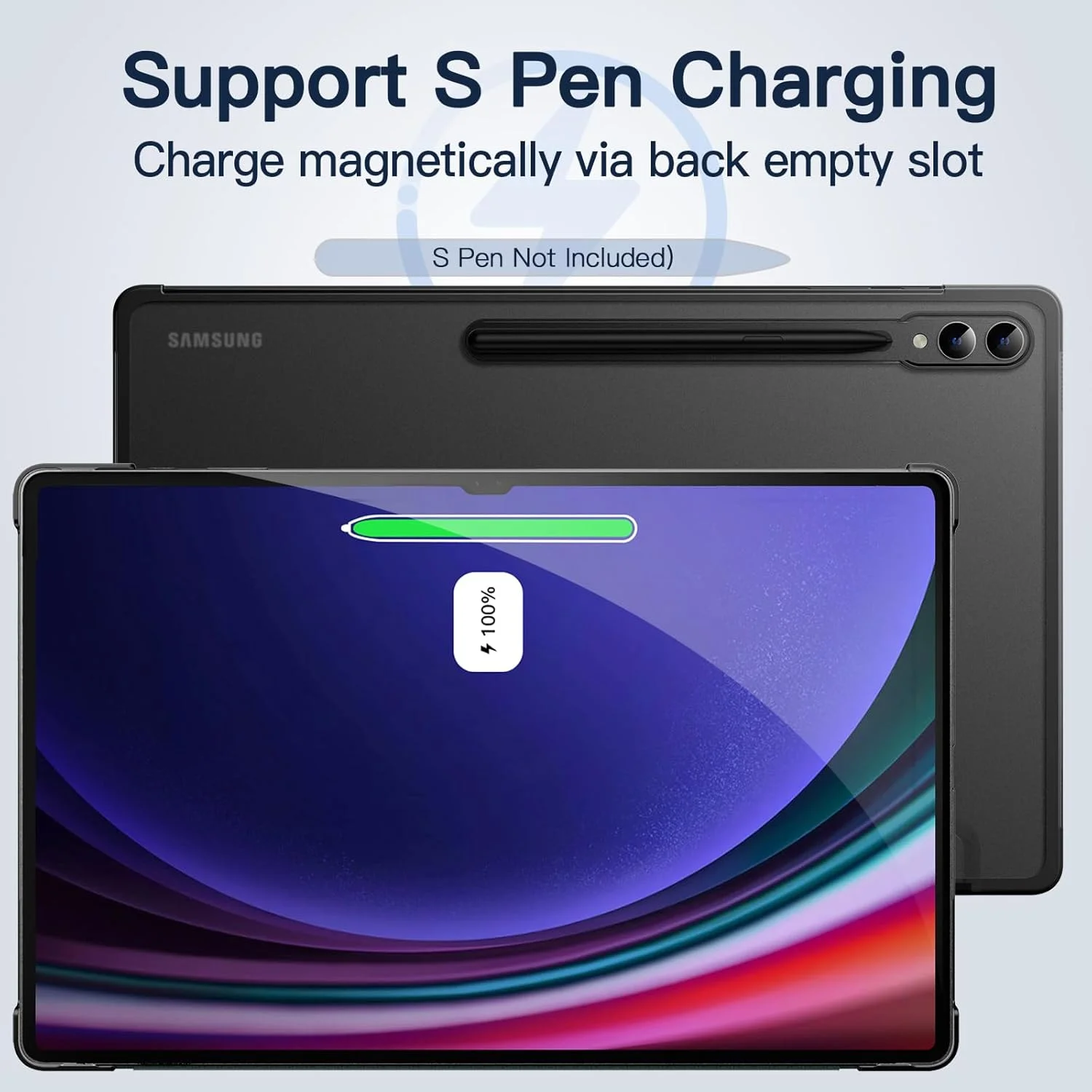 کاور تبلت JETech برای سامسونگ گلکسی تب S10 Ultra/Tab S9 Ultra سایز 14.6 اینچ، کاور محافظ تبلت با پشت شفاف و استند سه تایی، پشتیبانی از شارژ قلم S Pen، قابلیت بیدار شدن/به خواب رفتن خودکار (مشکی گرافیتی) کاور تبلت JETech برای سامسونگ گلکسی تب S10 Ultra/Tab S9 Ultra سایز 14.6 اینچ، کاور محافظ تبلت با پشت شفاف و استند سه تایی، پشتیبانی از شارژ قلم S Pen، قابلیت بیدار شدن/به خواب رفتن خودکار (مشکی گرافیتی)