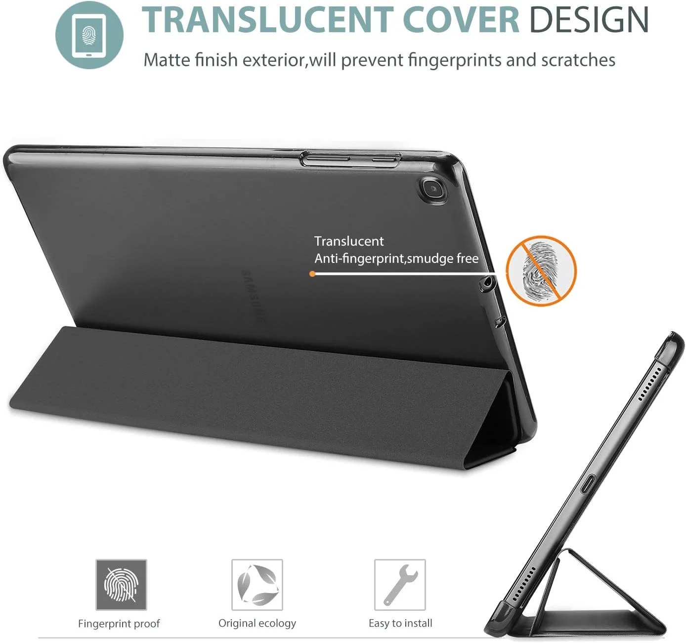 کاور پروکیس مناسب برای گلکسی تب A 10.1 مدل 2019 T510 T515 T517، کاور باریک و سبک با قابلیت استند برای تبلت 10.1 اینچی گلکسی تب A مدل SM-T510 SM-T515 SM-T517 نسخه 2019 - مشکی کاور پروکیس مناسب برای گلکسی تب A 10.1 مدل 2019 T510 T515 T517، کاور باریک و سبک با قابلیت استند برای تبلت 10.1 اینچی گلکسی تب A مدل SM-T510 SM-T515 SM-T517 نسخه 2019 - مشکی