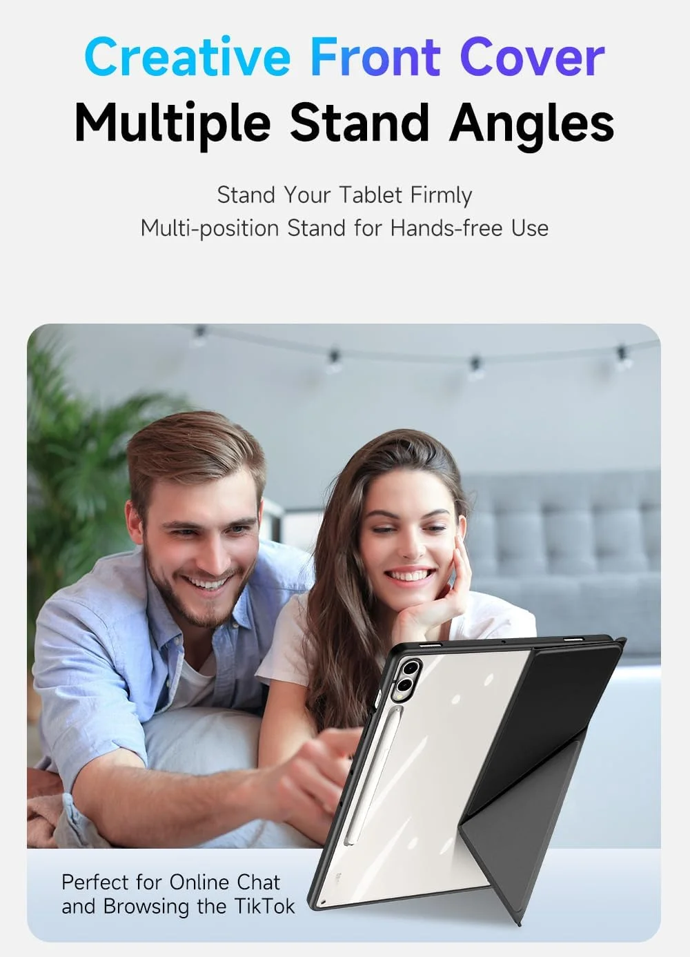 کاور پشتی شفاف Gruattreay سازگار با تبلت سامسونگ گلکسی تب S10 پلاس/تب S10+ 12.4 اینچ (2024)، کاور پشتی TPU نرم با قابلیت استند مغناطیسی هوشمند و عملکرد خواب و بیدار شدن خودکار (مشکی) کاور پشتی شفاف Gruattreay سازگار با تبلت سامسونگ گلکسی تب S10 پلاس/تب S10+ 12.4 اینچ (2024)، کاور پشتی TPU نرم با قابلیت استند مغناطیسی هوشمند و عملکرد خواب و بیدار شدن خودکار (مشکی)