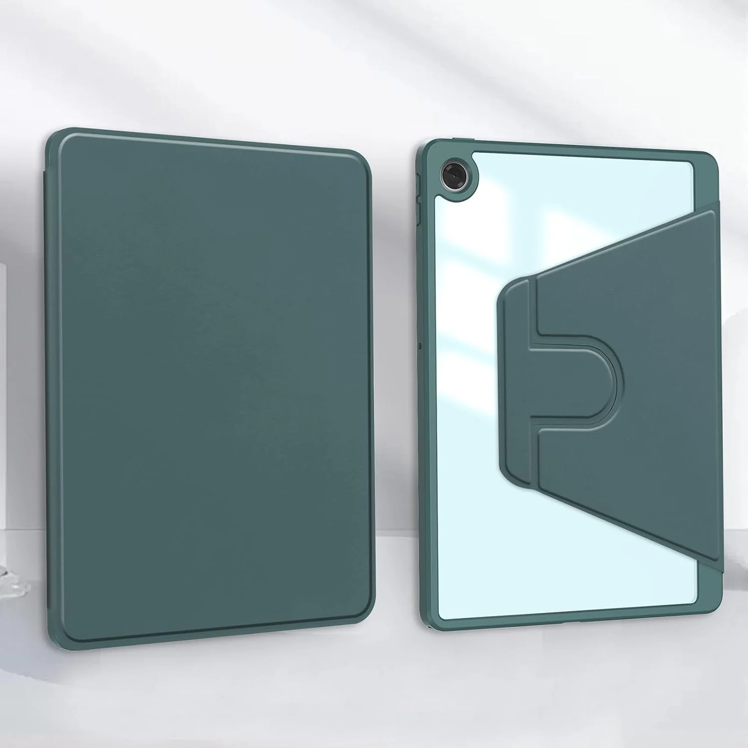 A-BEAUTY Rotating Case Compatible with Samsung Galaxy Tab S8 Plus 2022 / S7 FE 2021 / S7 Plus 2020 12.4-Inch with S Pen Holder, Cover Clear Back, Auto Wake/Sleep, Dark Green A-BEAUTY Rotating Case Compatible with Samsung Galaxy Tab S8 Plus 2022 / S7 FE 2021 / S7 Plus 2020 12.4-Inch with S Pen Holder, Cover Clear Back, Auto Wake/Sleep, Dark Green