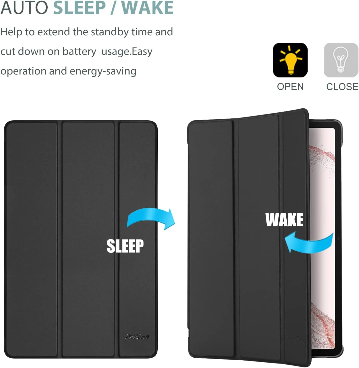 کیف محافظ باریک پروکیس برای تبلت گلکسی تب S8 / تب S7 11 اینچی، کاور هوشمند با قابلیت استند و پشت سخت برای گلکسی تب S8 11 اینچی 2022 / گلکسی تب S7 2020 SM-X700 X706 T870 T875 T878 - مشکی کیف محافظ باریک پروکیس برای تبلت گلکسی تب S8 / تب S7 11 اینچی، کاور هوشمند با قابلیت استند و پشت سخت برای گلکسی تب S8 11 اینچی 2022 / گلکسی تب S7 2020 SM-X700 X706 T870 T875 T878 - مشکی