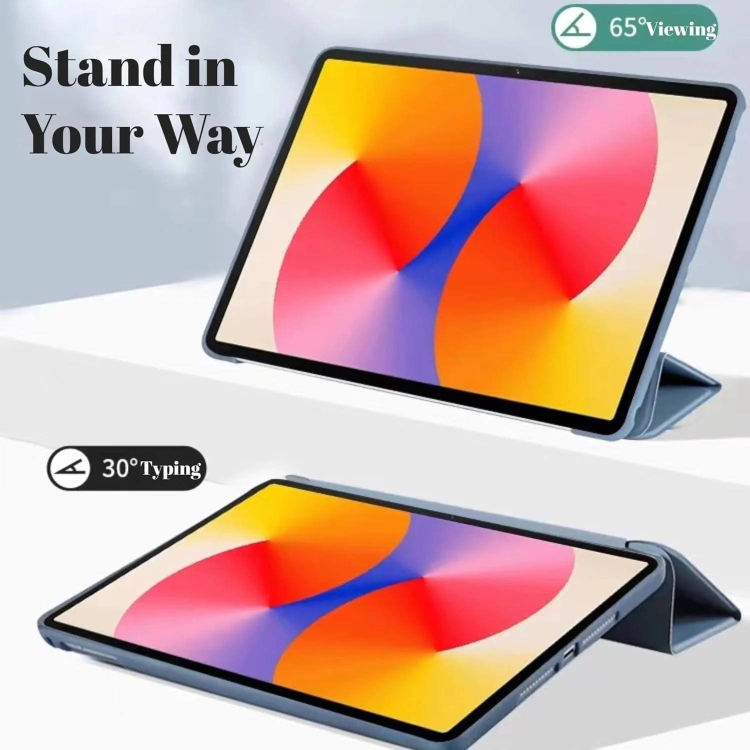 کیف چرمی Zuooiec PU مناسب برای تبلت HUAWEI MatePad SE مدل 2024، کاور تبلت 11 اینچی با قابلیت بیدار/خواب خودکار، کاور هوشمند محافظ پشتی سخت و باریک کیف چرمی Zuooiec PU مناسب برای تبلت HUAWEI MatePad SE مدل 2024، کاور تبلت 11 اینچی با قابلیت بیدار/خواب خودکار، کاور هوشمند محافظ پشتی سخت و باریک