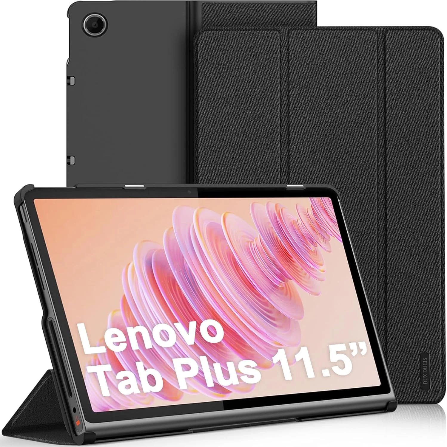 کاور محافظ تبلت لنوو تب پلاس 11.5 اینچ 2024، کاور باریک و مغناطیسی محافظ PC مدل DUX DUCIS برای تبلت تب پلاس 11.5 اینچ، کاور محافظ چند زاویه ای (مشکی) کاور محافظ تبلت لنوو تب پلاس 11.5 اینچ 2024، کاور باریک و مغناطیسی محافظ PC مدل DUX DUCIS برای تبلت تب پلاس 11.5 اینچ، کاور محافظ چند زاویه ای (مشکی)