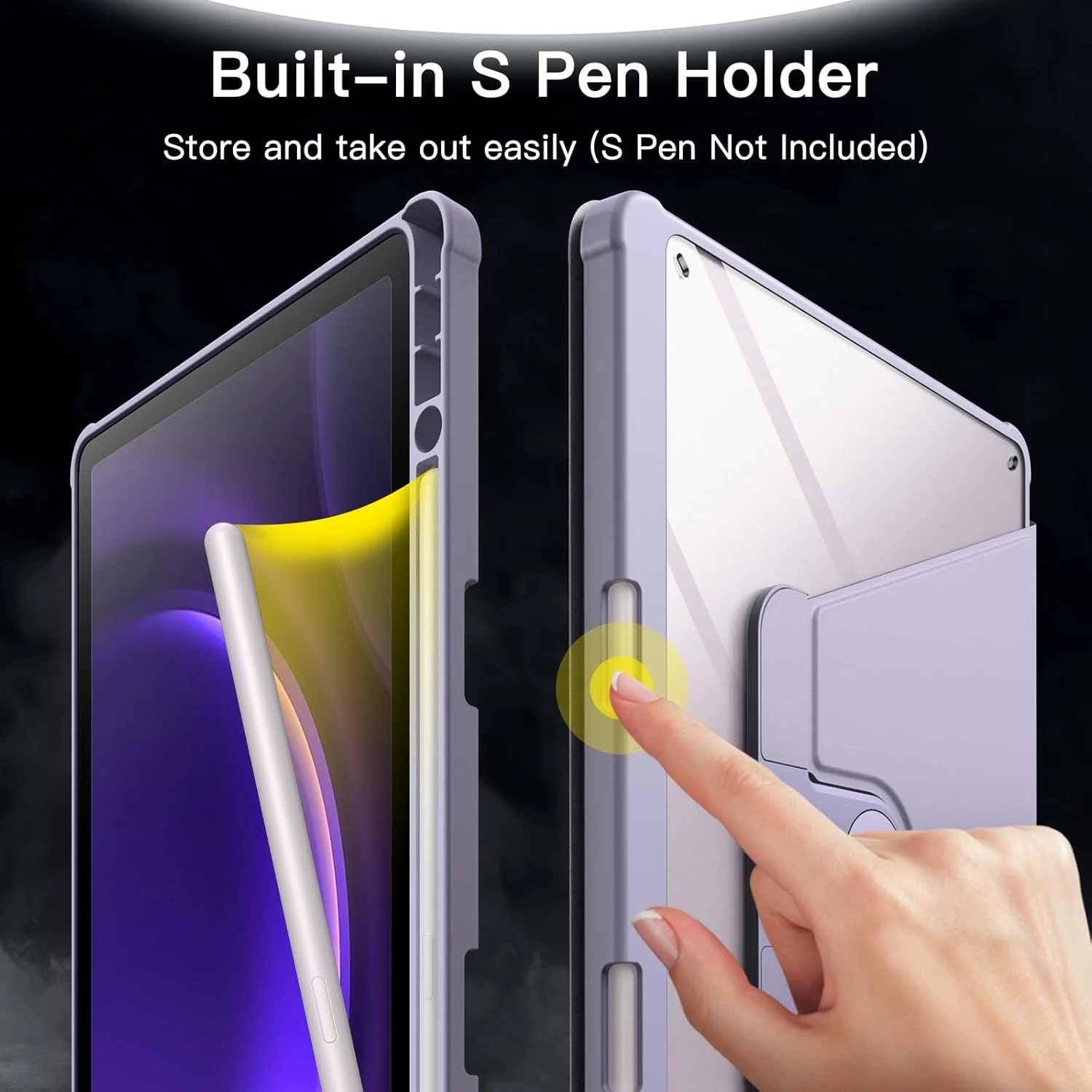 کیف چرخشی JETech برای تبلت سامسونگ گلکسی تب S10 Lite / S10 FE / S9 FE 10.9 اینچی / S9 11 اینچی با نگهدارنده قلم S، چرخش 360 درجه، کاور محافظ استند با پشت شفاف، قابلیت بیدار شدن/خواب خودکار (اسطوخودوس) کیف چرخشی JETech برای تبلت سامسونگ گلکسی تب S10 Lite / S10 FE / S9 FE 10.9 اینچی / S9 11 اینچی با نگهدارنده قلم S، چرخش 360 درجه، کاور محافظ استند با پشت شفاف، قابلیت بیدار شدن/خواب خودکار (اسطوخودوس)