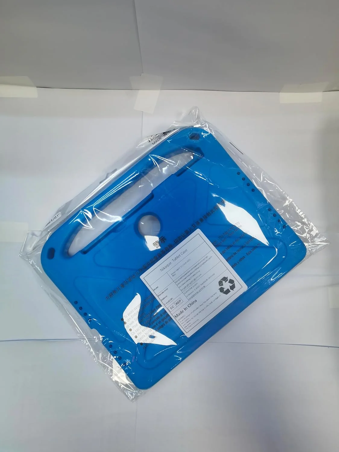 کیف محافظ کودکانه نیکاکیو مناسب برای تبلت آنر پد 9 12.1 اینچ 2023، فوم EVA سبک وزن و ضد ضربه، کاور تبلت با دستگیره و پایه، مناسب برای کودکان، آبی کیف محافظ کودکانه نیکاکیو مناسب برای تبلت آنر پد 9 12.1 اینچ 2023، فوم EVA سبک وزن و ضد ضربه، کاور تبلت با دستگیره و پایه، مناسب برای کودکان، آبی