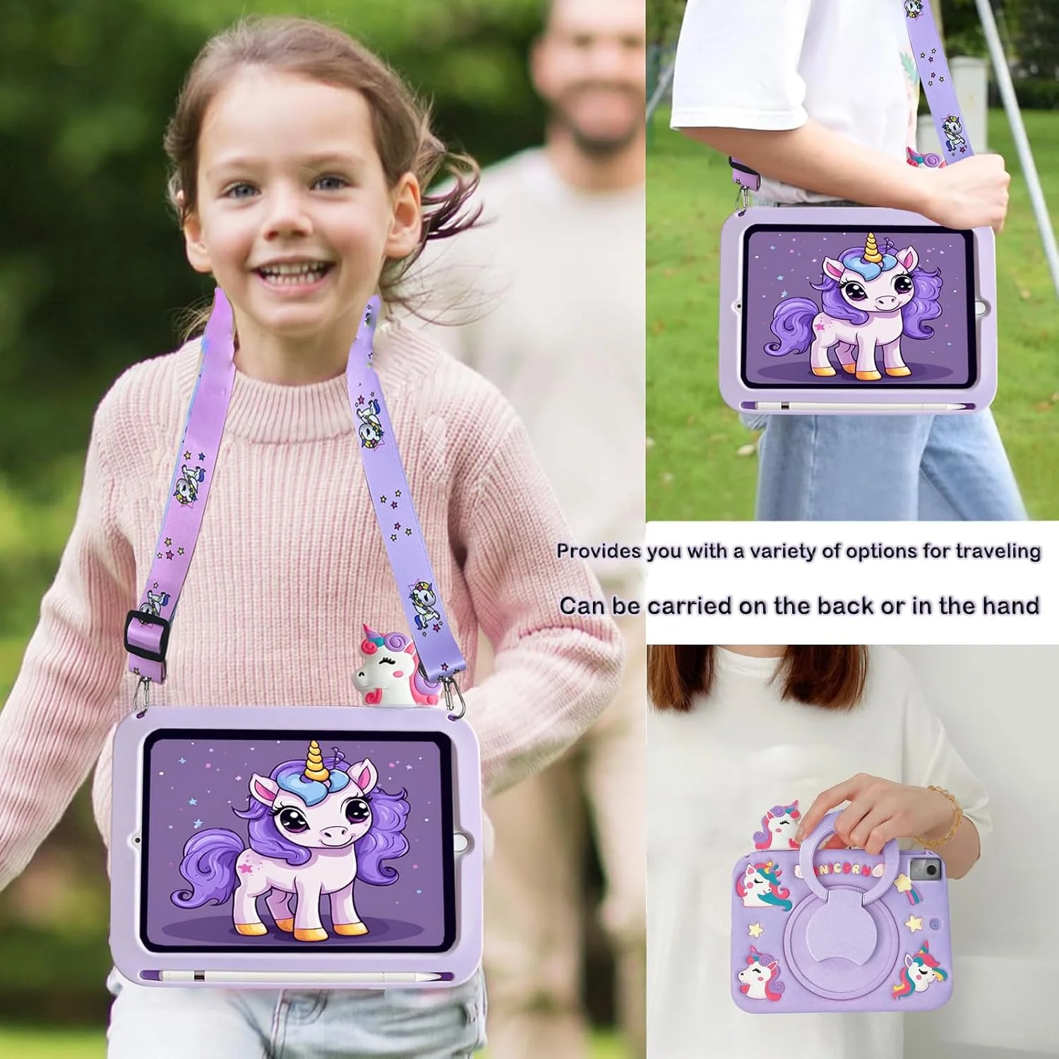 کیف EspZanthic سازگار با تبلت لنوو تب M11 11 اینچ 2024، دارای جای قلم، استند چرخان 360 درجه، بند شانه و قلم لمسی، بنفش کیف EspZanthic سازگار با تبلت لنوو تب M11 11 اینچ 2024، دارای جای قلم، استند چرخان 360 درجه، بند شانه و قلم لمسی، بنفش