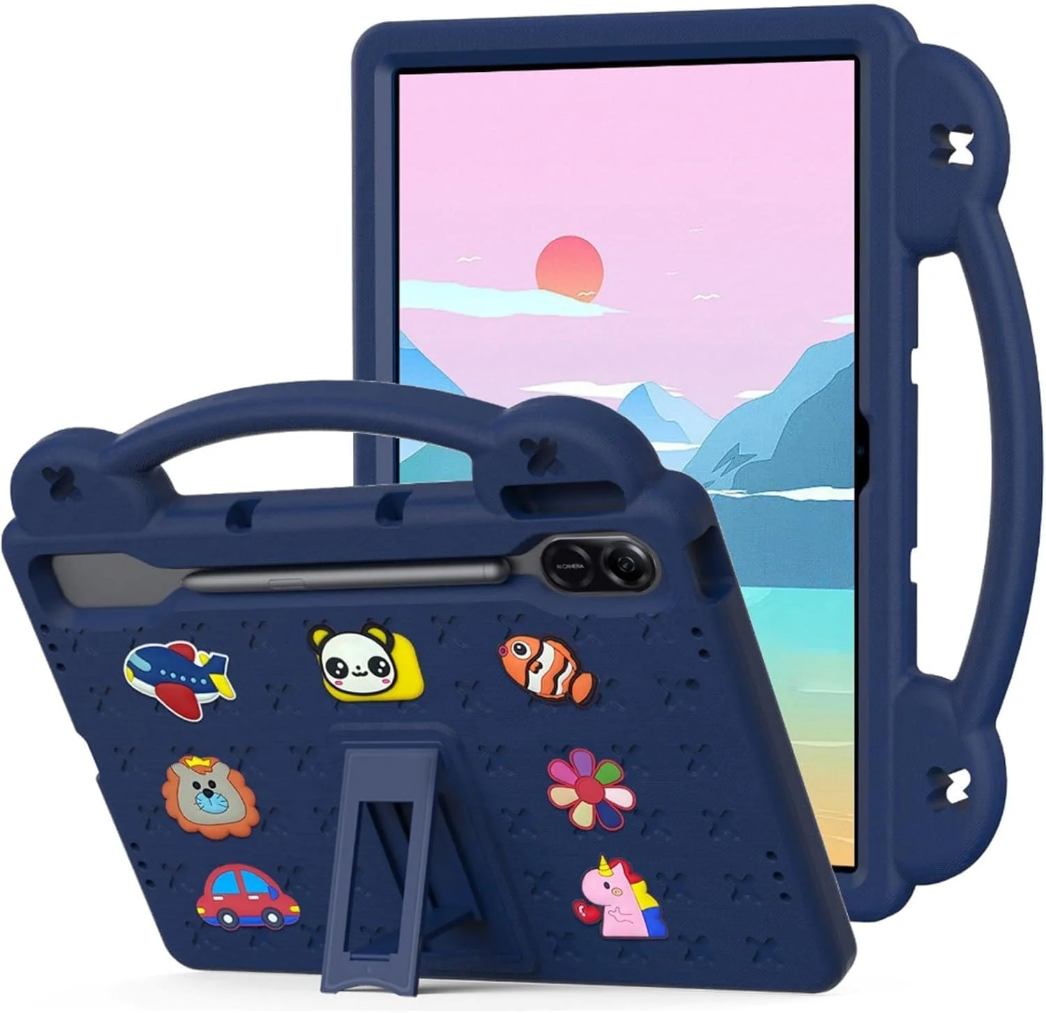 کیف تبلت کودکانه Lukione سازگار با Honor Pad x8a 11 اینچ 2024، کاور محافظ سبک و ضد ضربه با پایه دسته دار، طراحی زیبا و DIY، بند شانه ای، کیف مناسب کودکان برای x8a 11 اینچ (آبی) کیف تبلت کودکانه Lukione سازگار با Honor Pad x8a 11 اینچ 2024، کاور محافظ سبک و ضد ضربه با پایه دسته دار، طراحی زیبا و DIY، بند شانه ای، کیف مناسب کودکان برای x8a 11 اینچ (آبی)